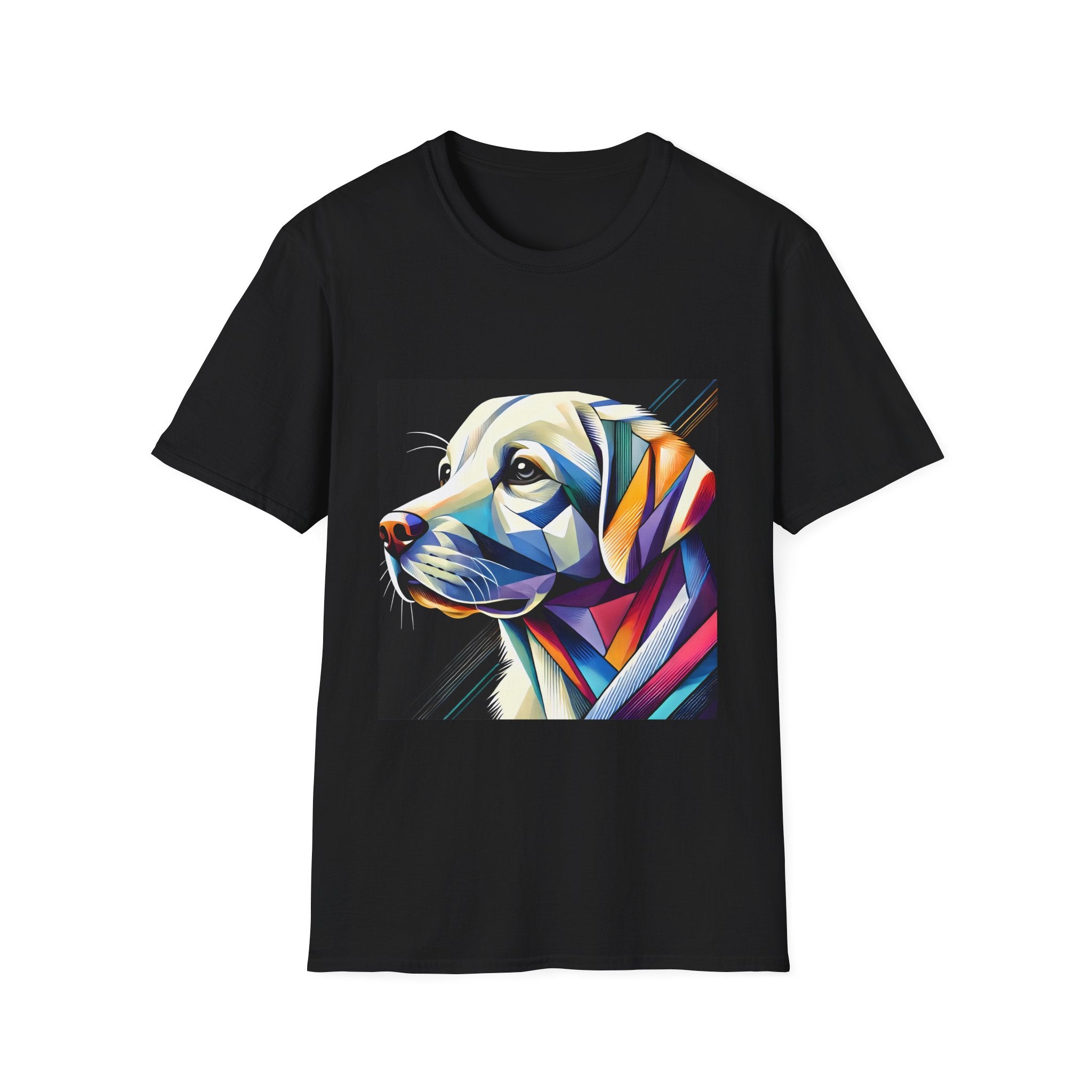 Labrador Retriever Multicolor Geometric | Unisex Dog T-Shirt