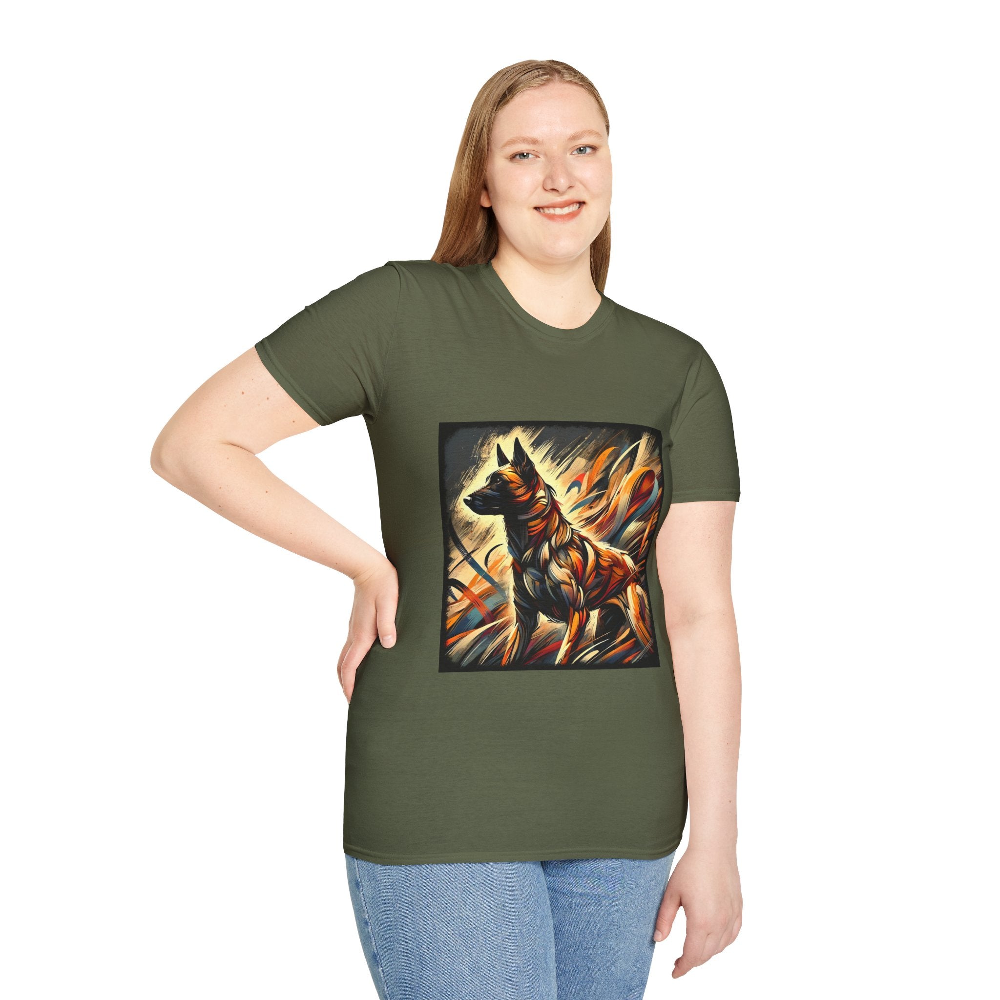 Belgian Malinois Fire Classic | Unisex Dog T-Shirt