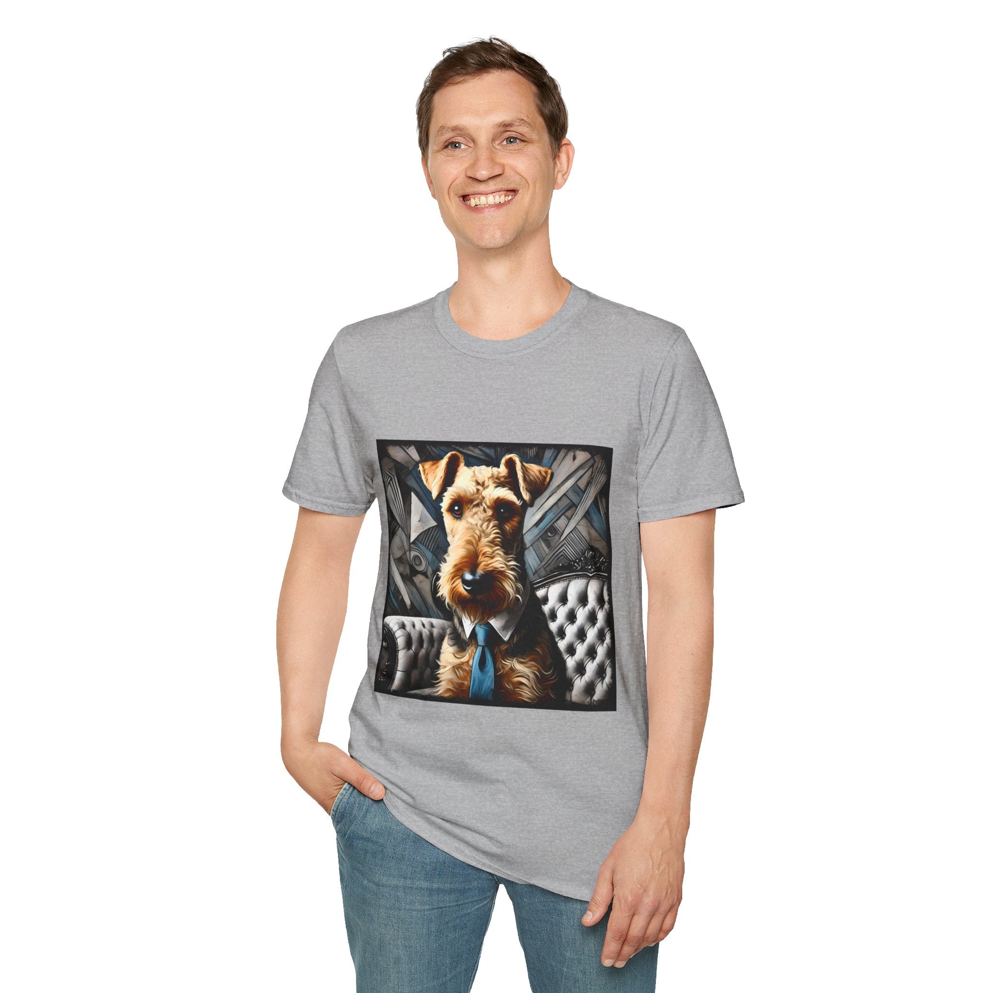 Airedale Terrier Bold Gentleman | Unisex Dog T-Shirt