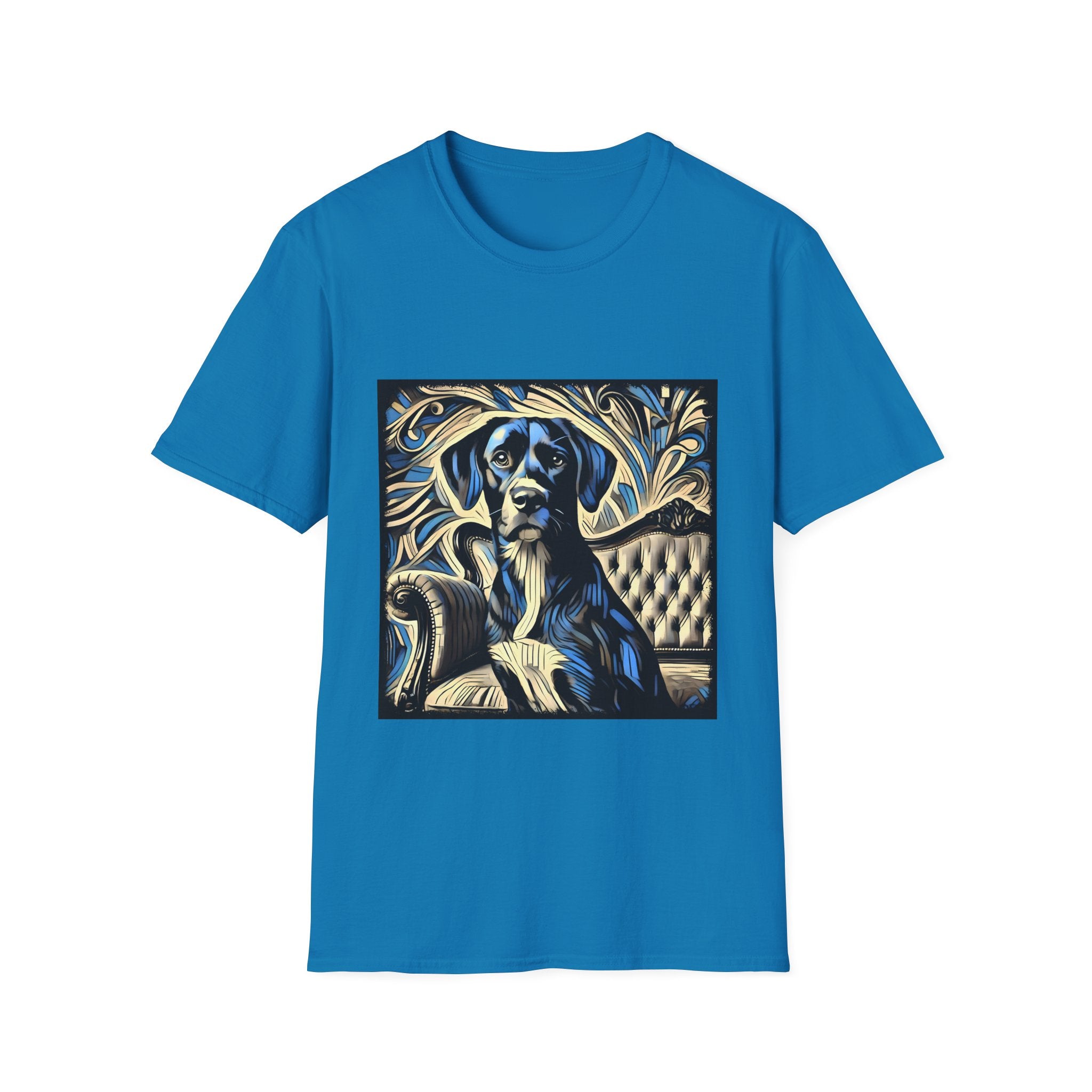 Labrador Retriever Blue Swirl | Unisex Dog T-Shirt