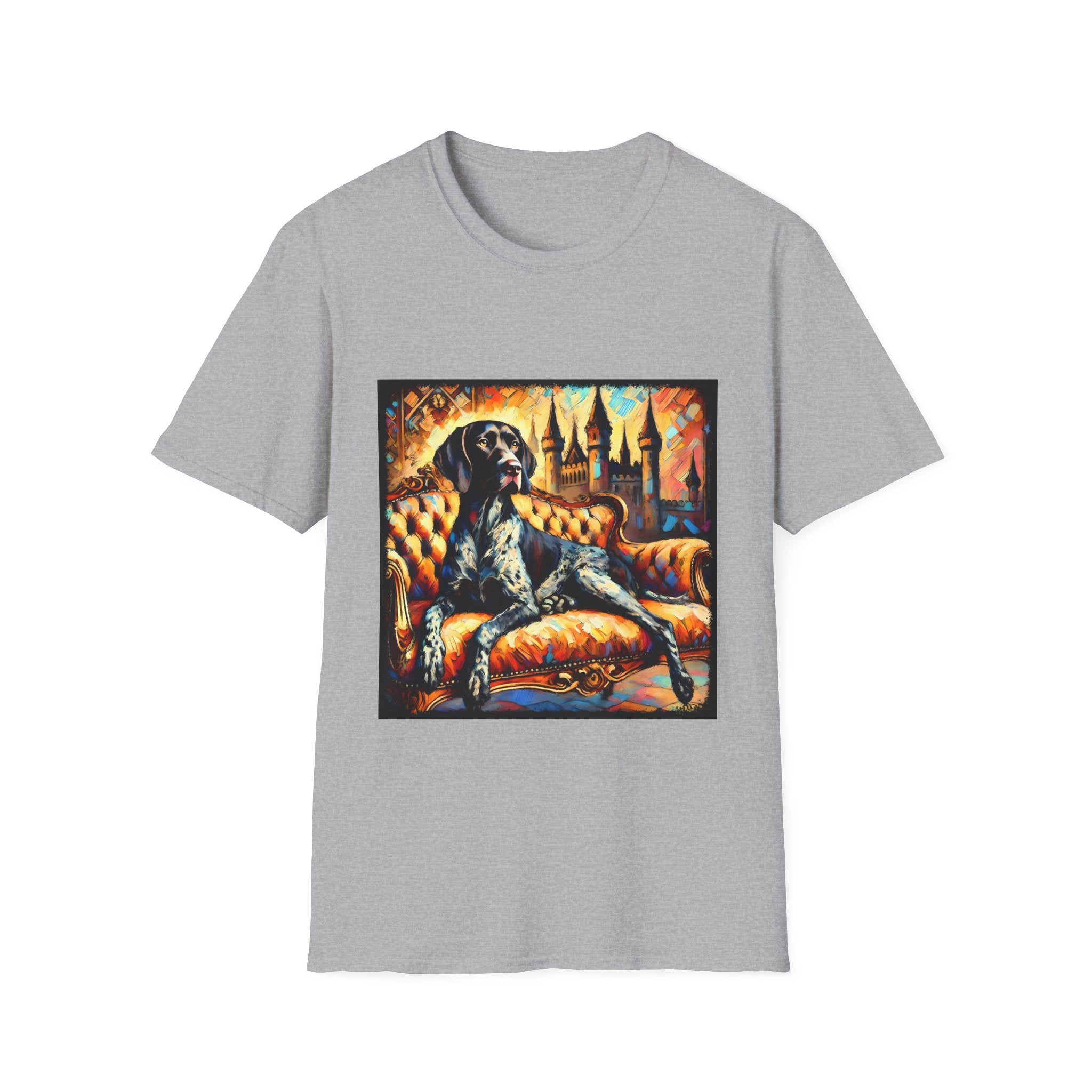 German Shorthaired Pointer Poised Bold Classic | Unisex Dog T-Shirt