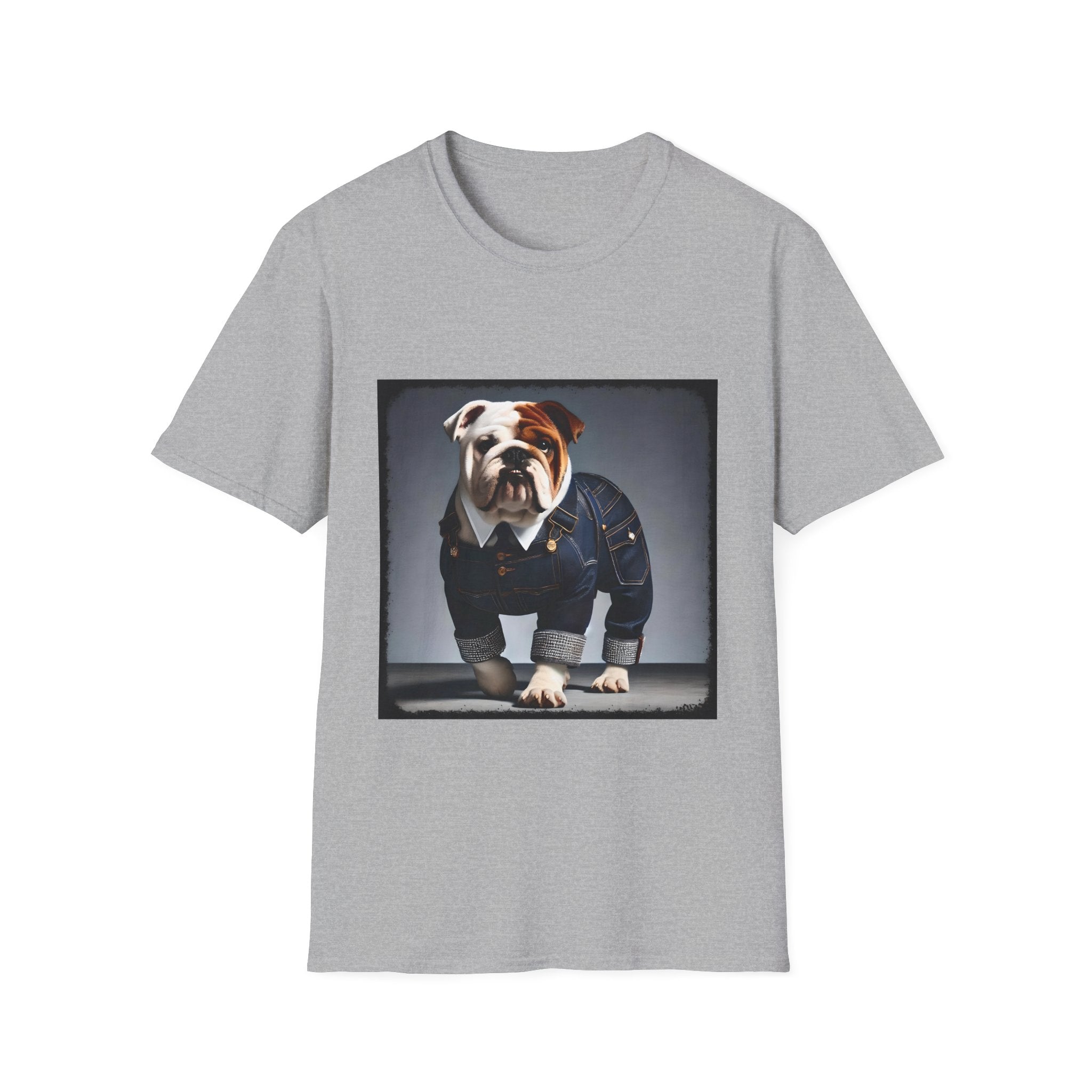 Bulldog Denim Diva | Unisex Dog T-Shirt