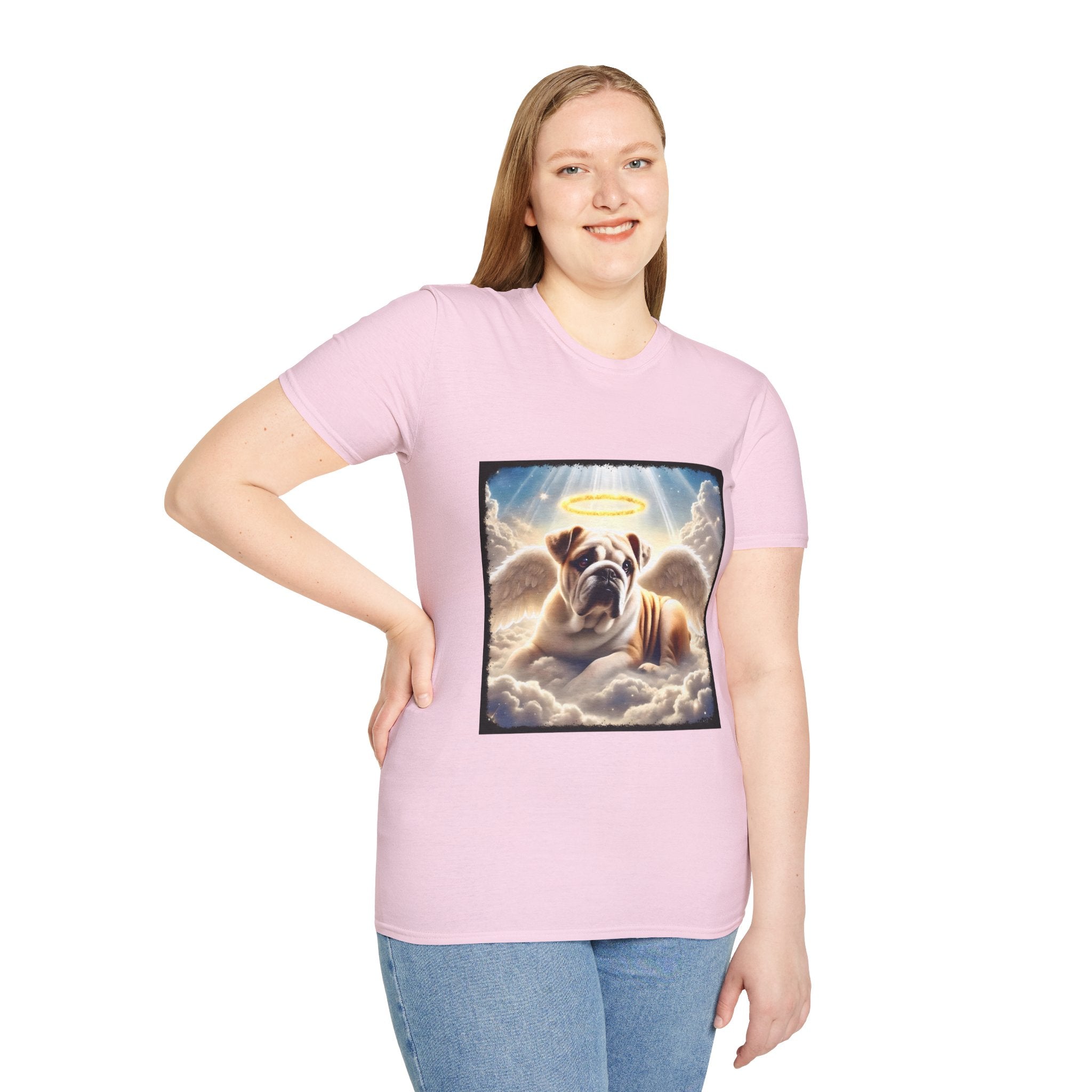 Bulldog Heavenly Angel | Unisex Dog T-Shirt