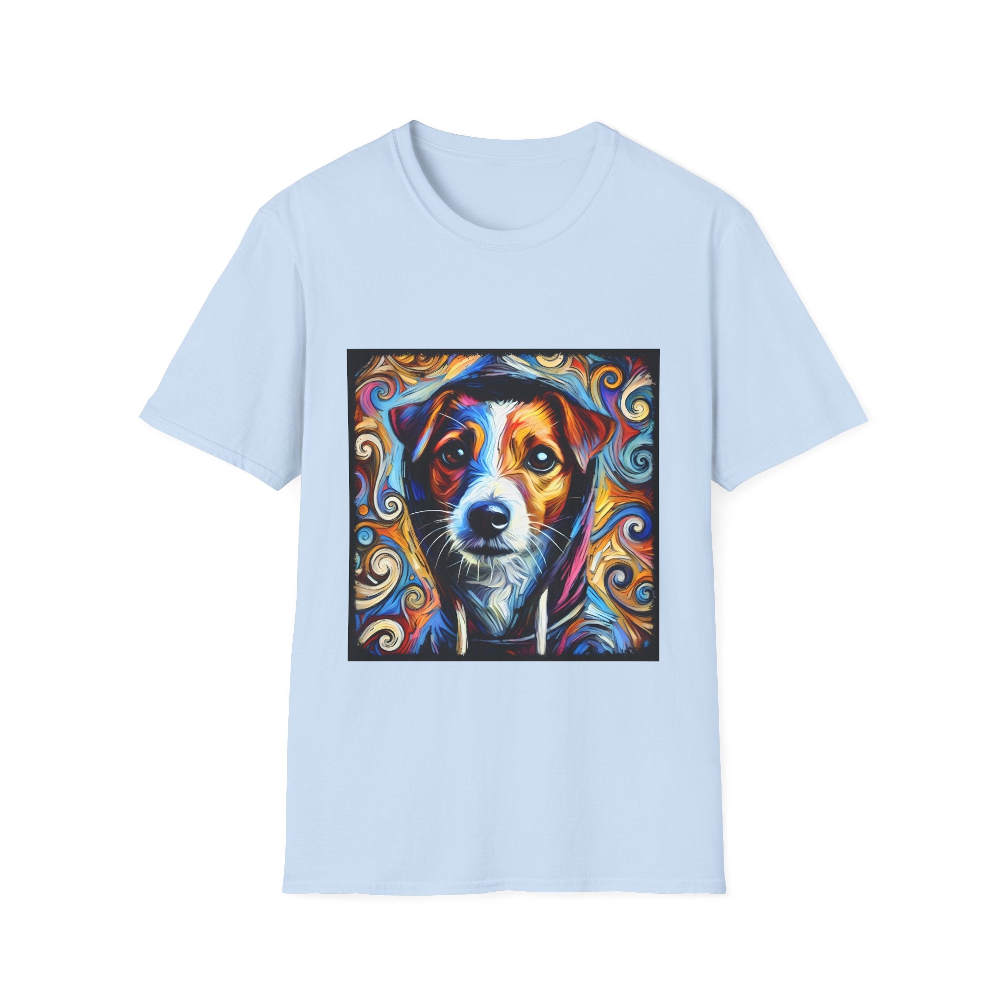Jack Russell Terrier Relaxed Swirl | Unisex Dog T-Shirt