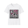 Basset Hound B&W Pink Bow Bold | Unisex Dog T-Shirt