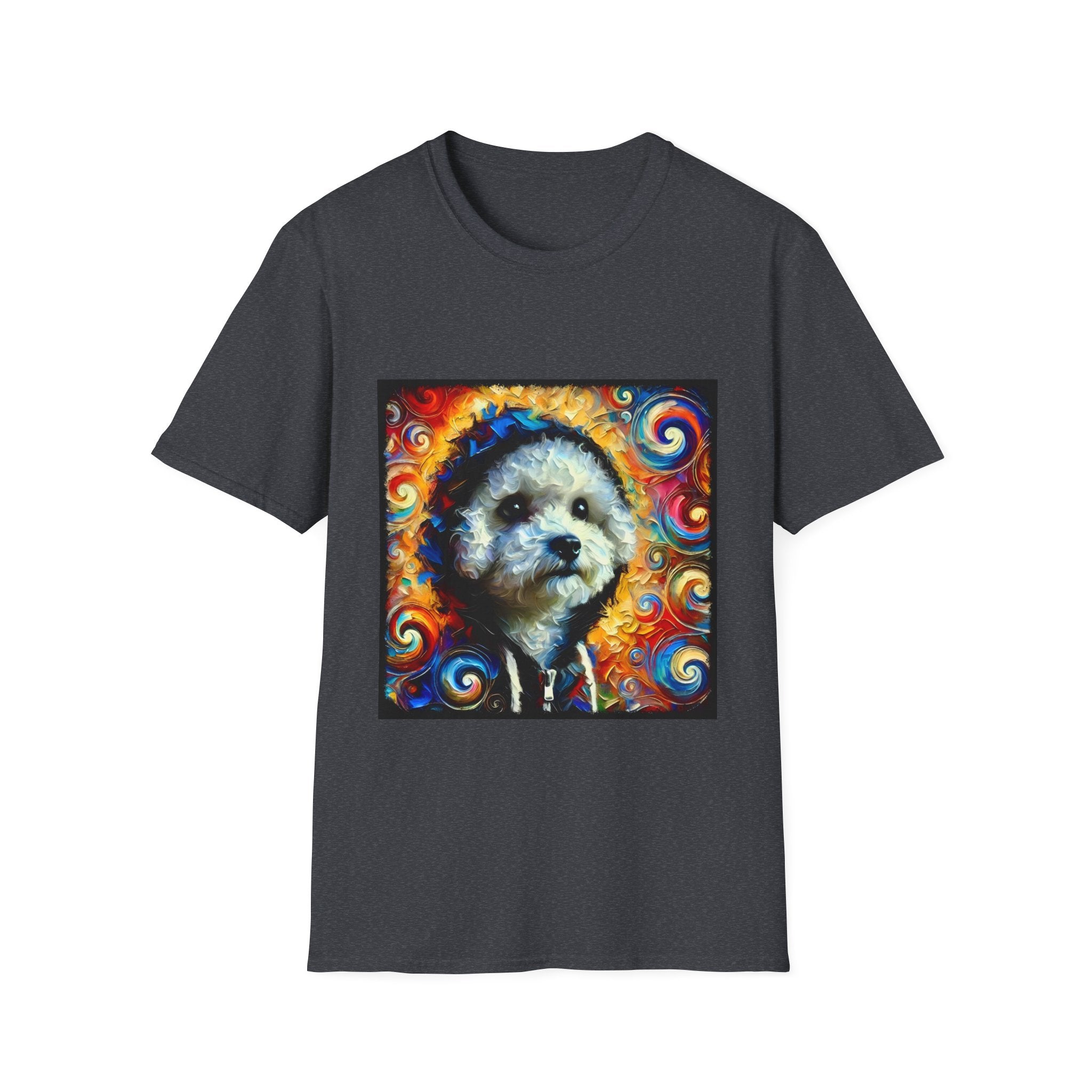 Bichon Frise Urban Swirl | Unisex Dog T-Shirt