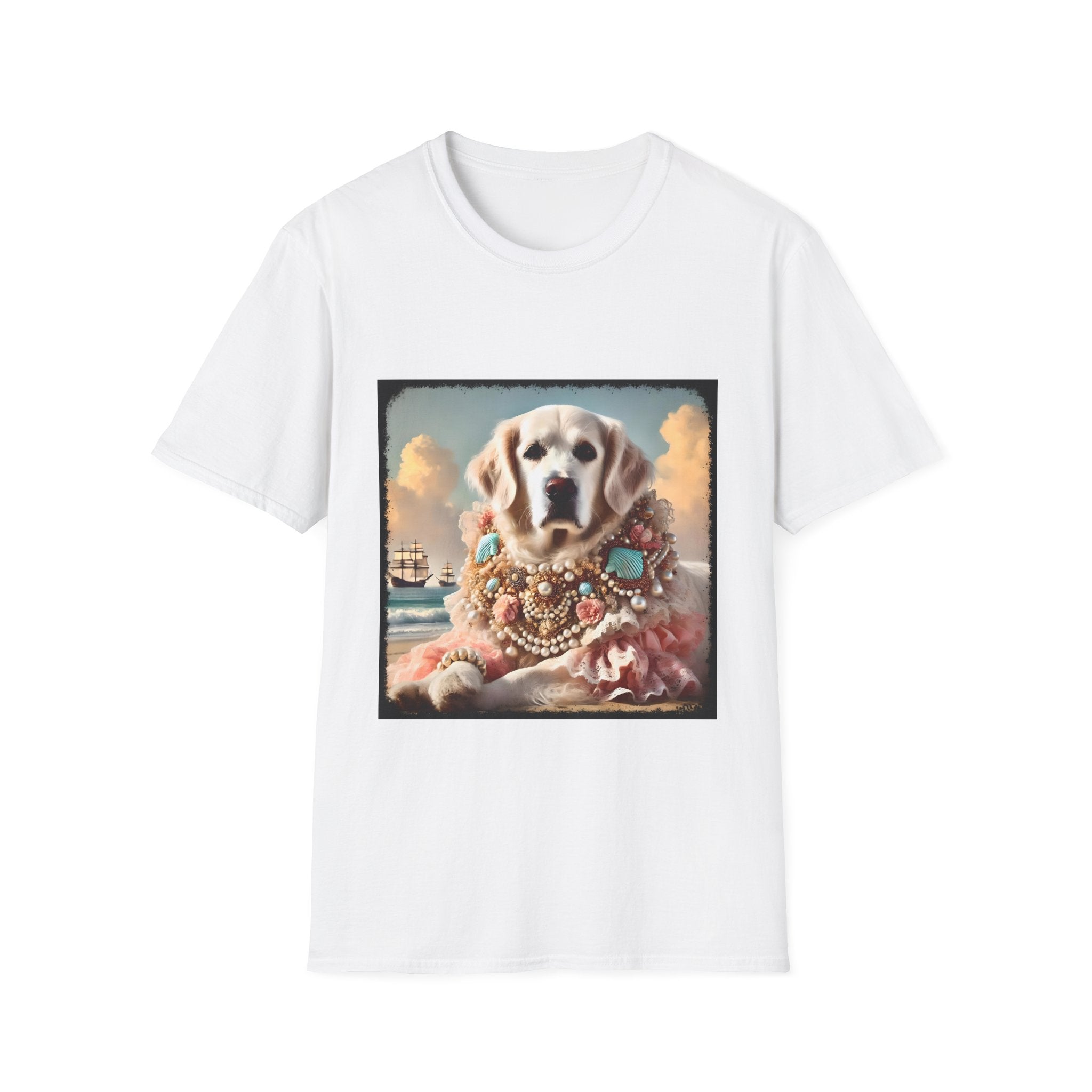Golden Retriever Beach Beauty | Unisex Dog T-Shirt