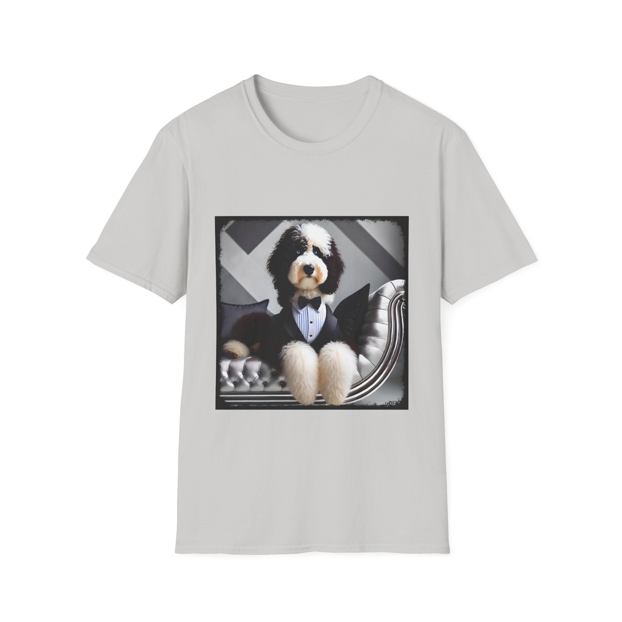 Sheepadoodle Distinguished Gent | Unisex Dog T-Shirt