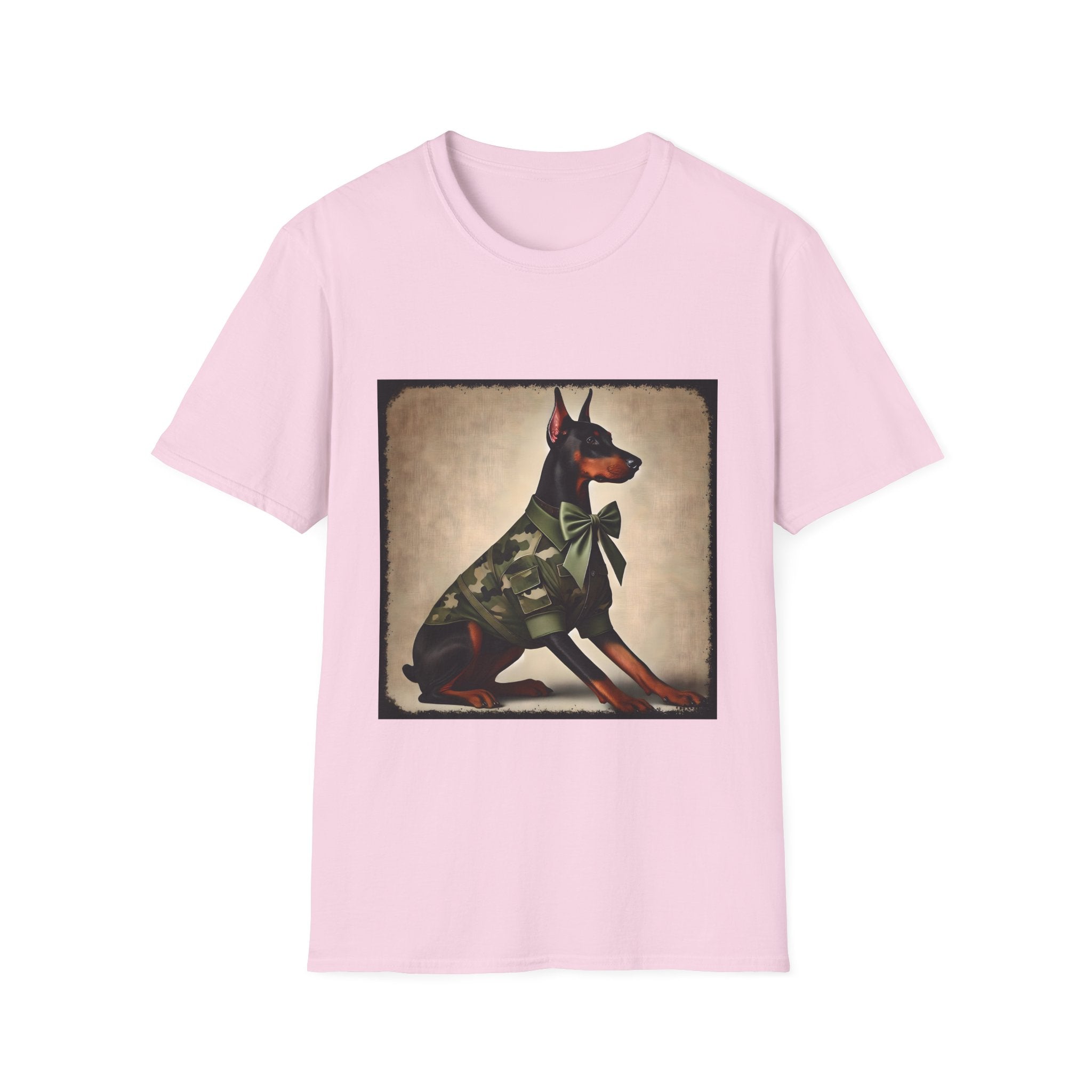 Doberman Pinscher Camo Cutie | Unisex Dog T-Shirt