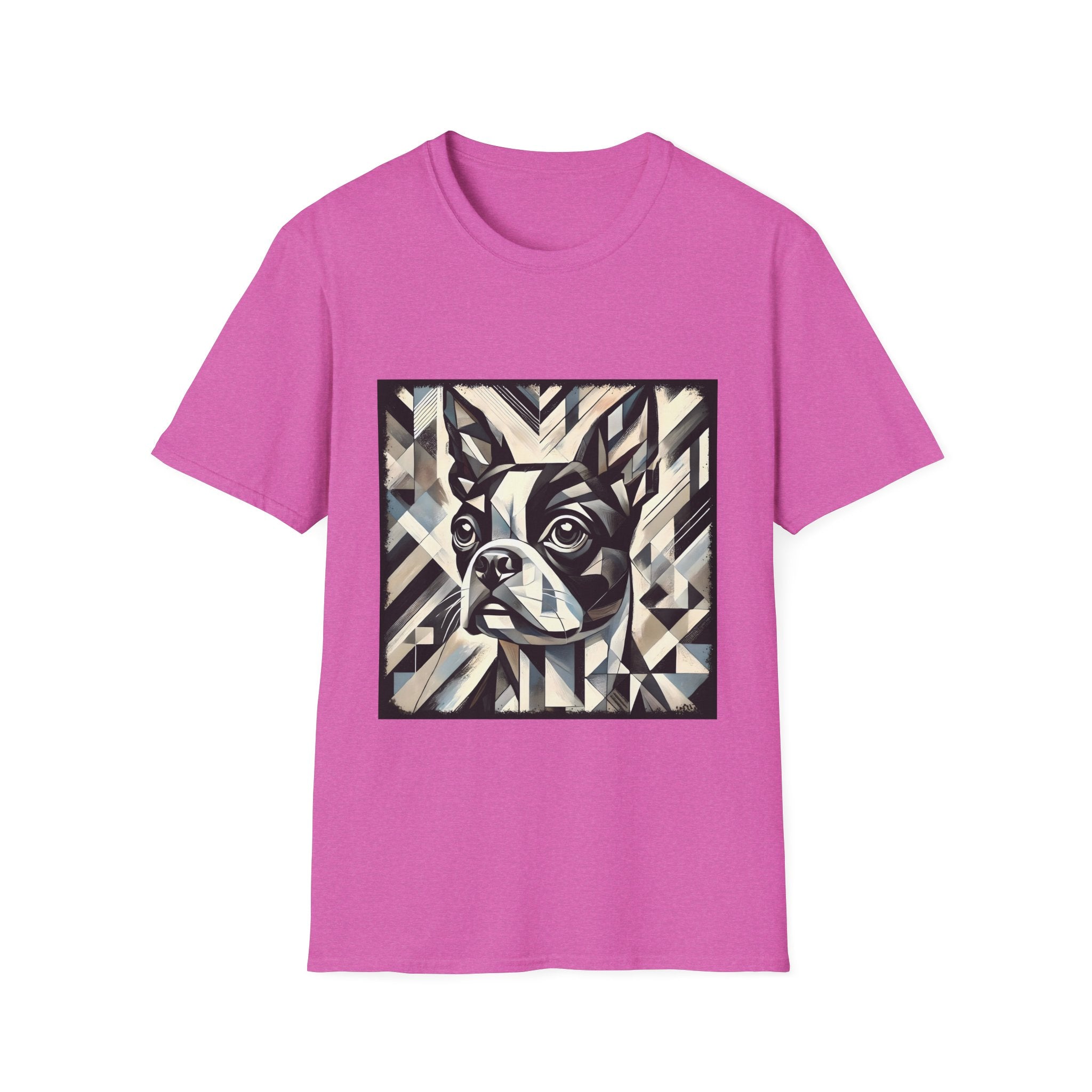 Boston Terrier Geometric | Unisex Dog T-Shirt