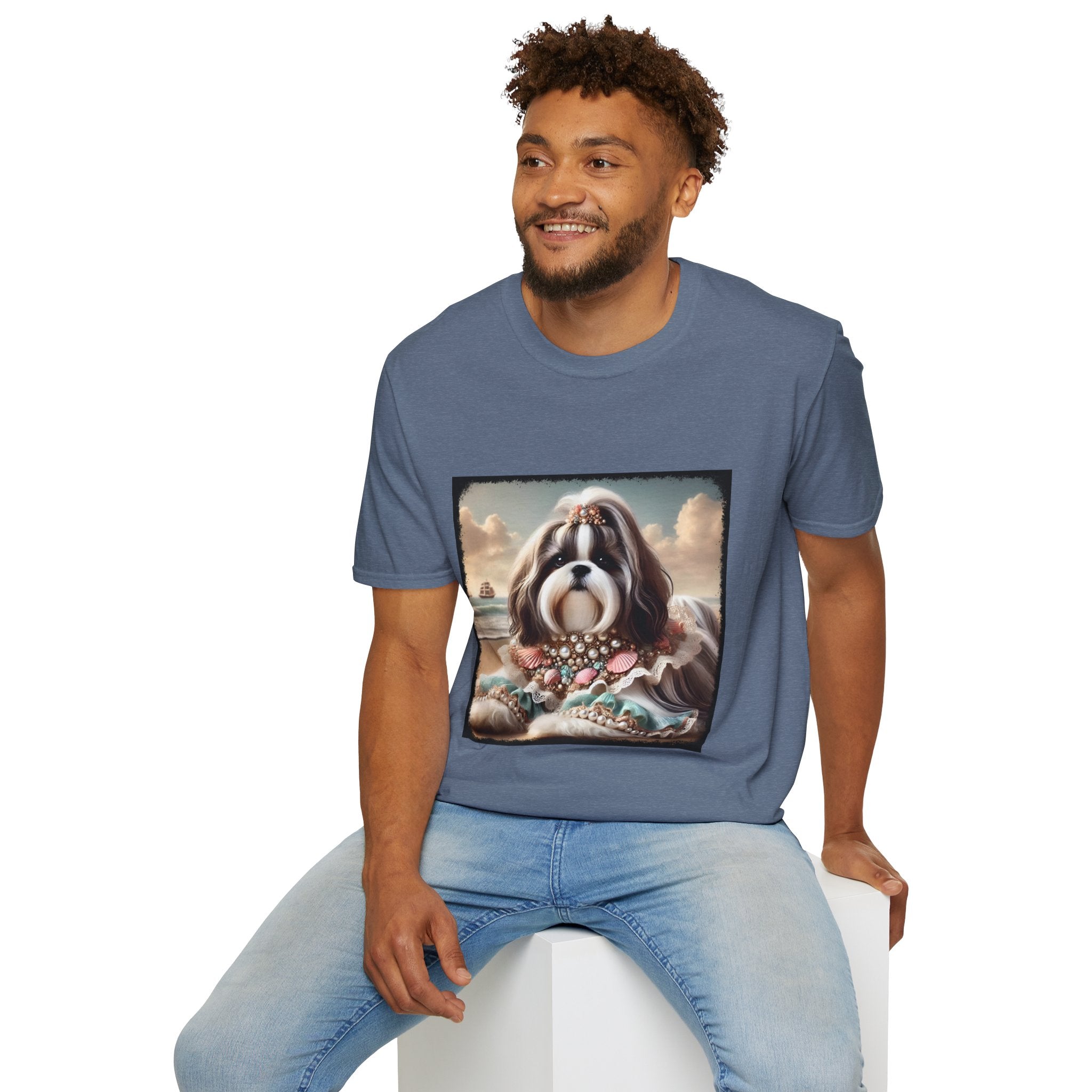 Shih Tzu Seashell Sweetie | Unisex Dog T-Shirt