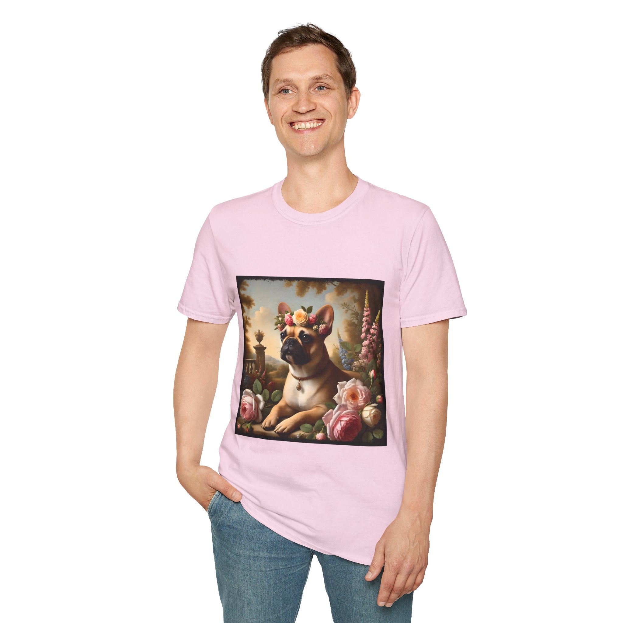 French Bulldog Garden Delight | Unisex Dog T-Shirt