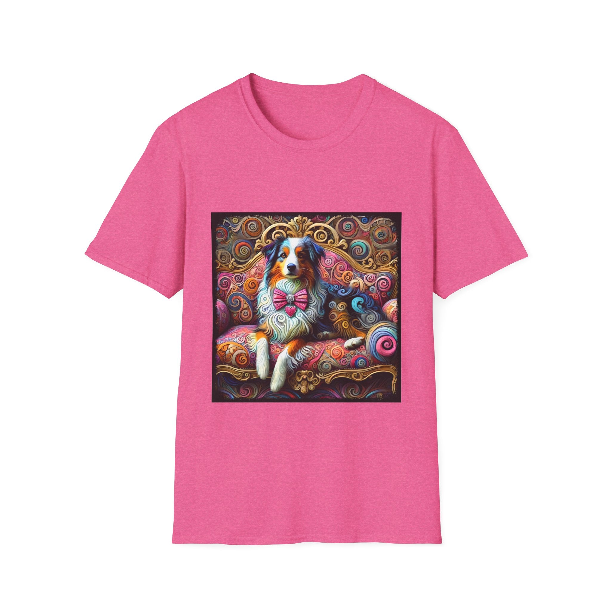 Australian Shepherd Love Swirl | Unisex Dog T-Shirt