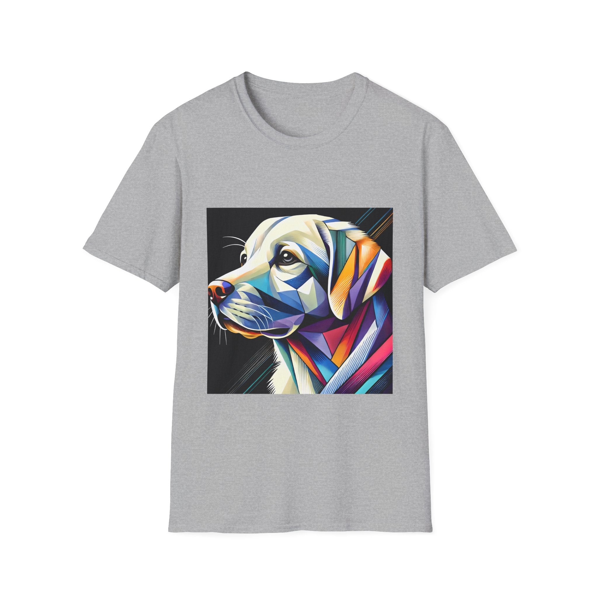 Labrador Retriever Multicolor Geometric | Unisex Dog T-Shirt