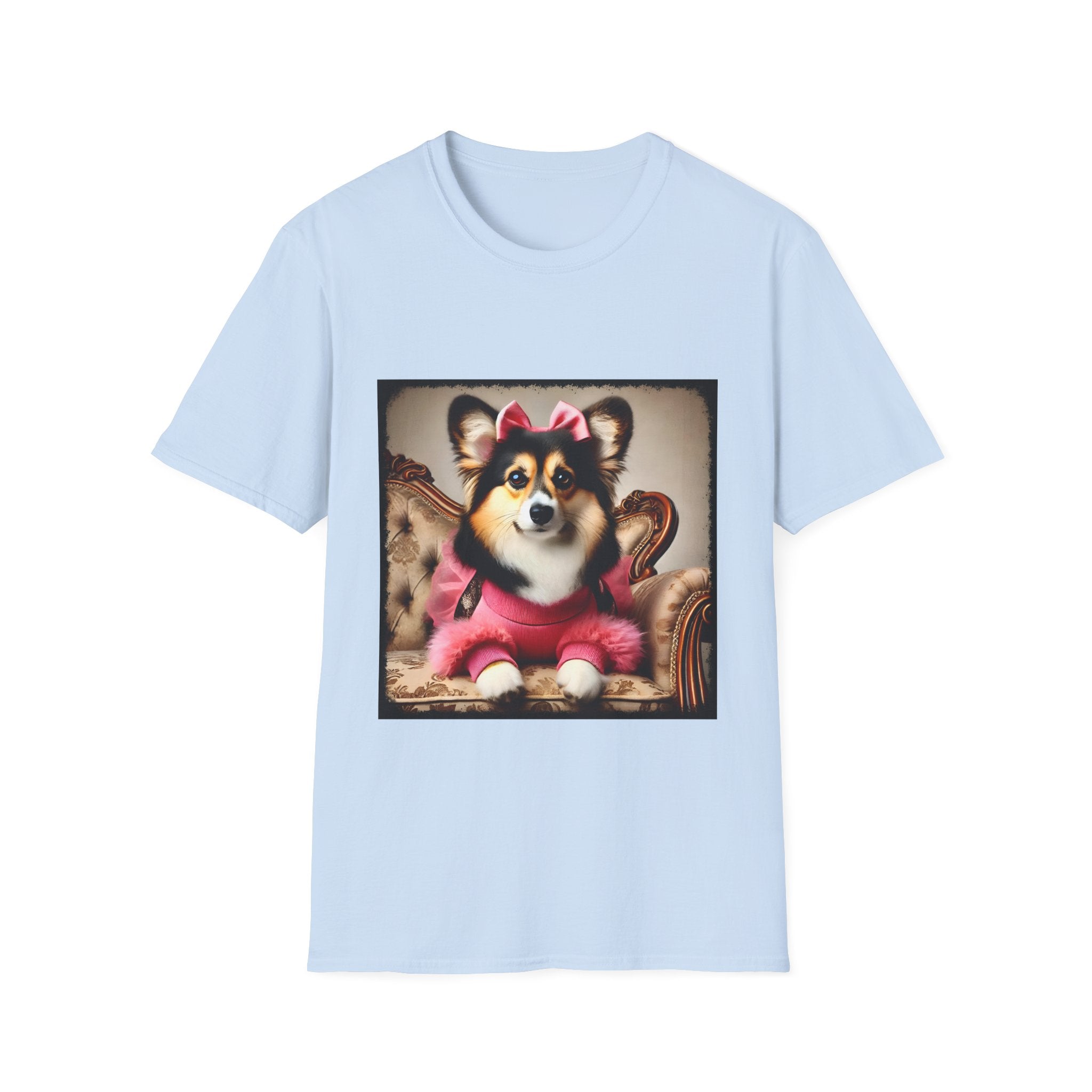 Pembroke Welsh Corgi Pink Luxe | Unisex Dog T-Shirt