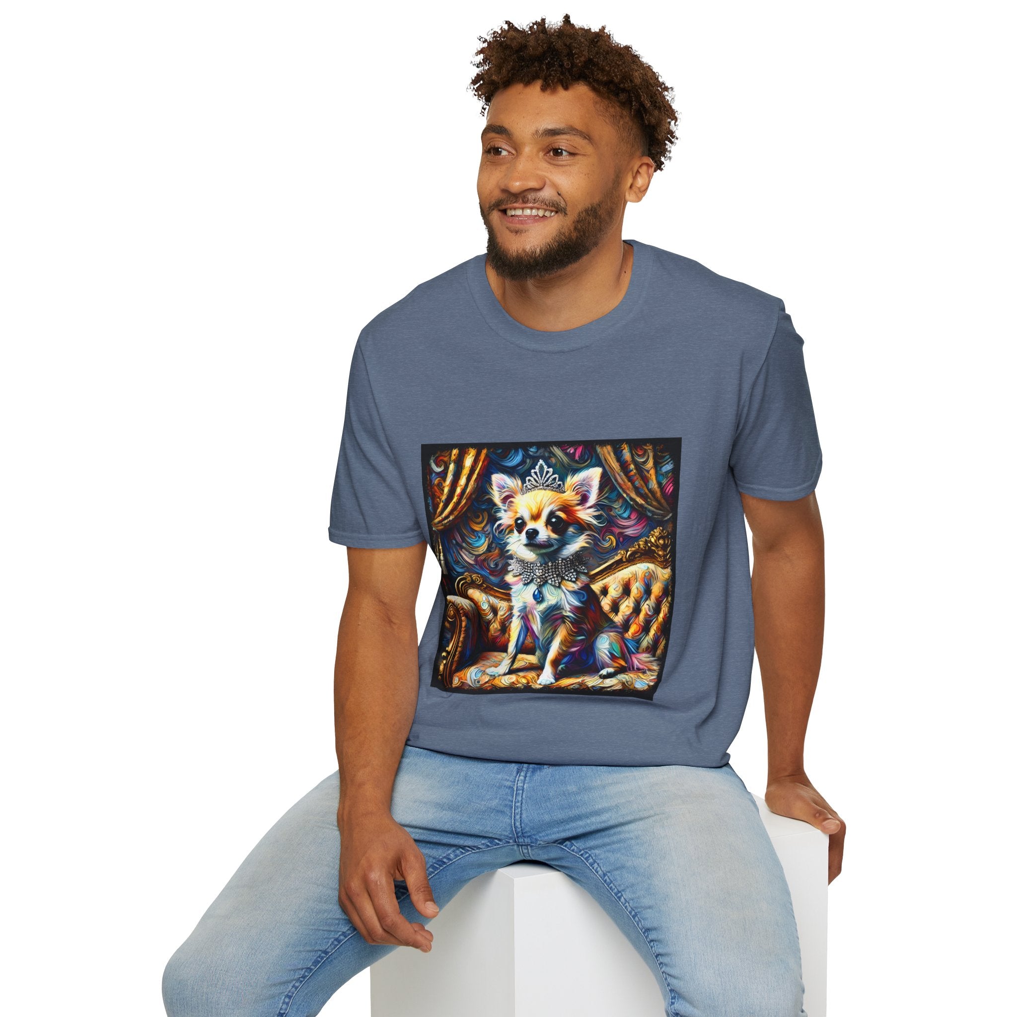 Chihuahua Diamond Diva Swirl | Unisex Dog T-Shirt