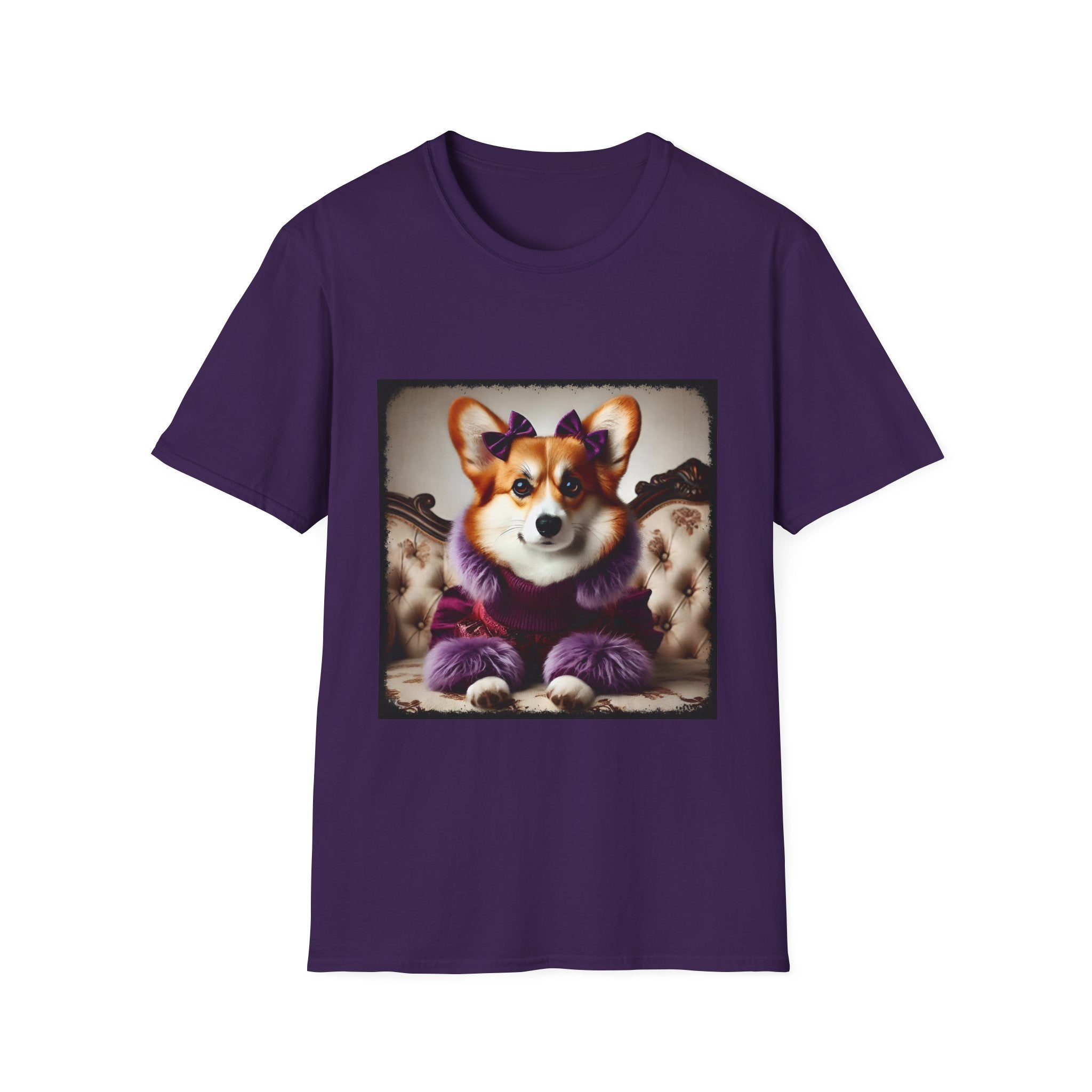 Pembroke Welsh Corgi Purple Pawfluencer | Unisex Dog T-Shirt