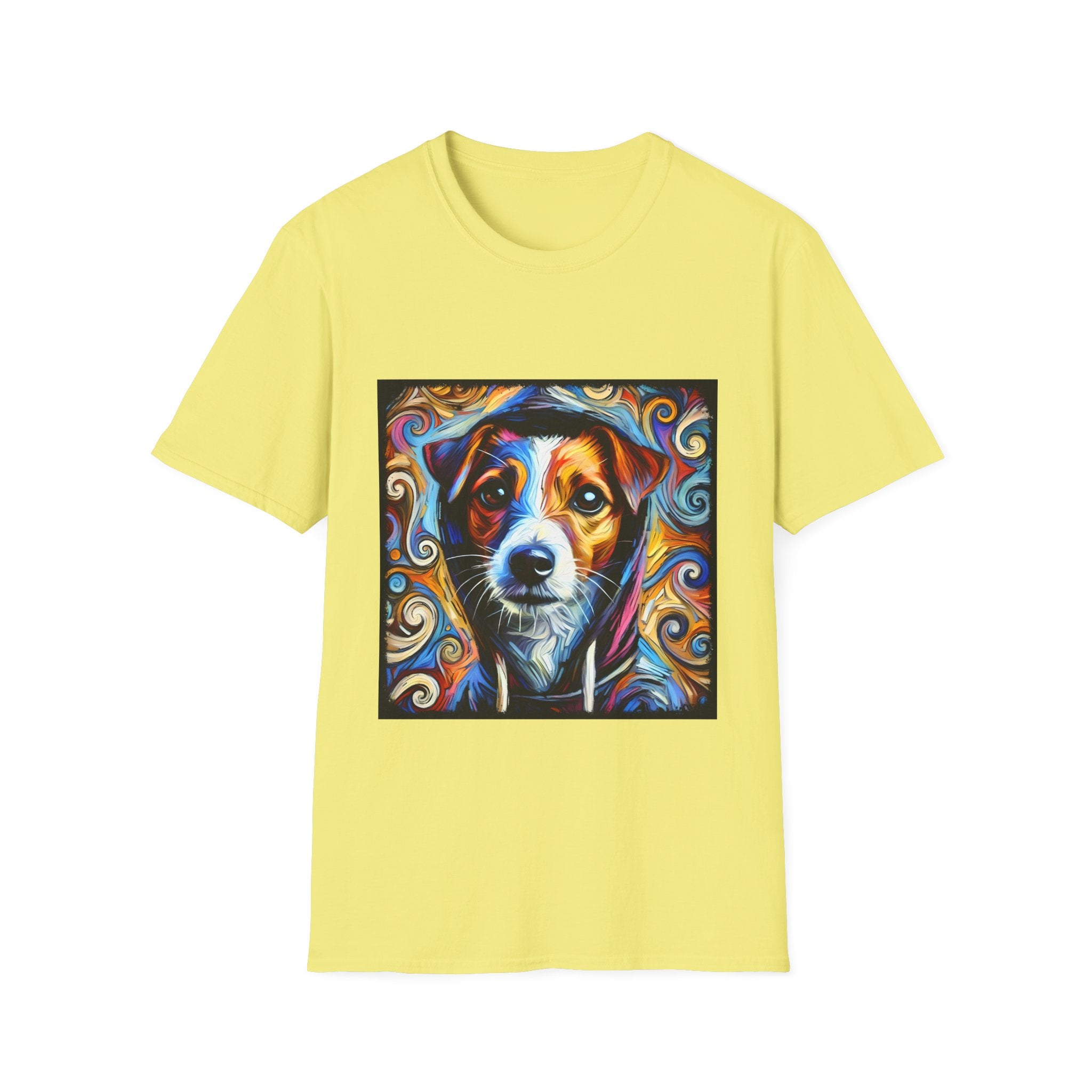 Jack Russell Terrier Relaxed Swirl | Unisex Dog T-Shirt