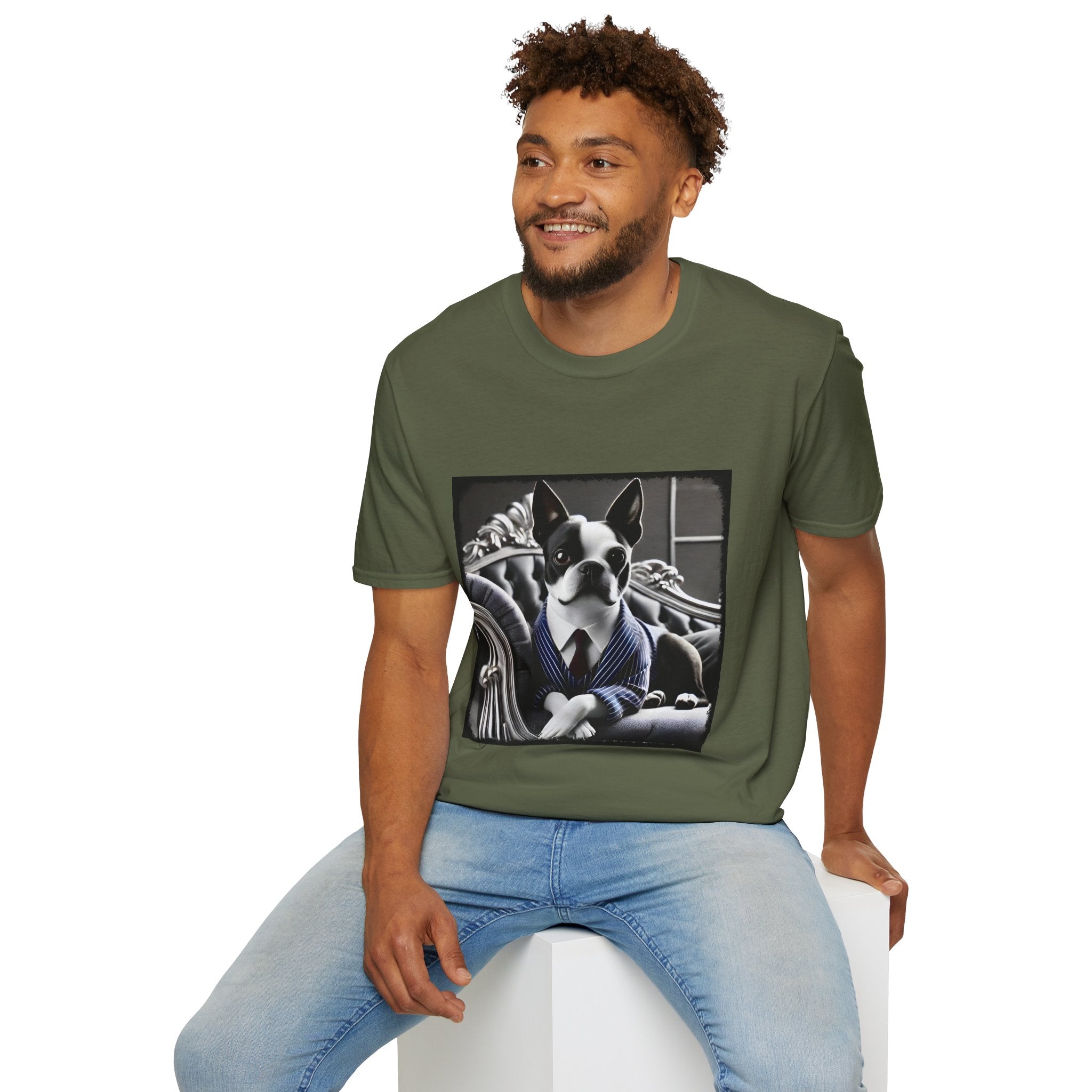 Boston Terrier Dapper Dude | Unisex Dog T-Shirt