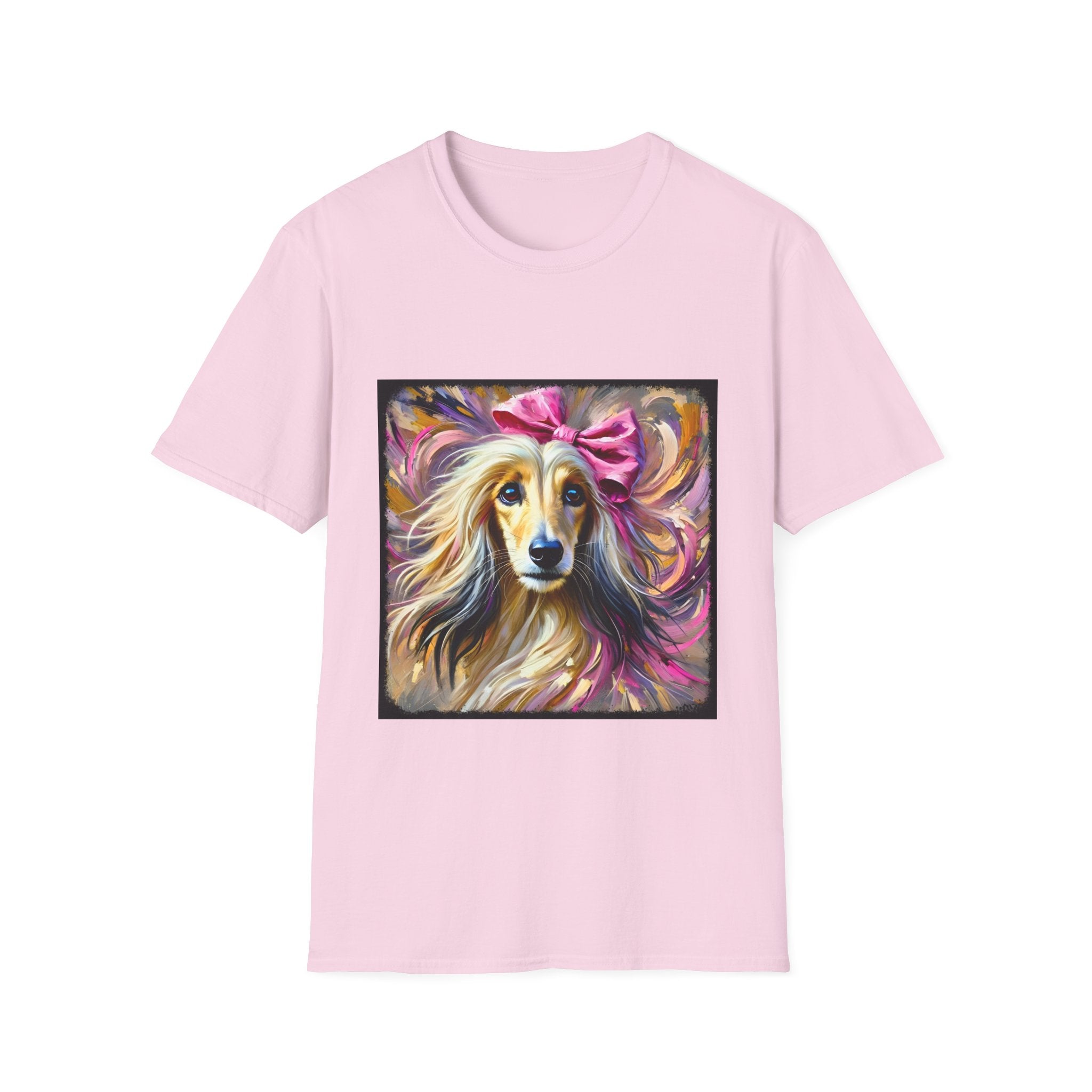 Afghan Hound Vivid Classic | Unisex Dog T-Shirt