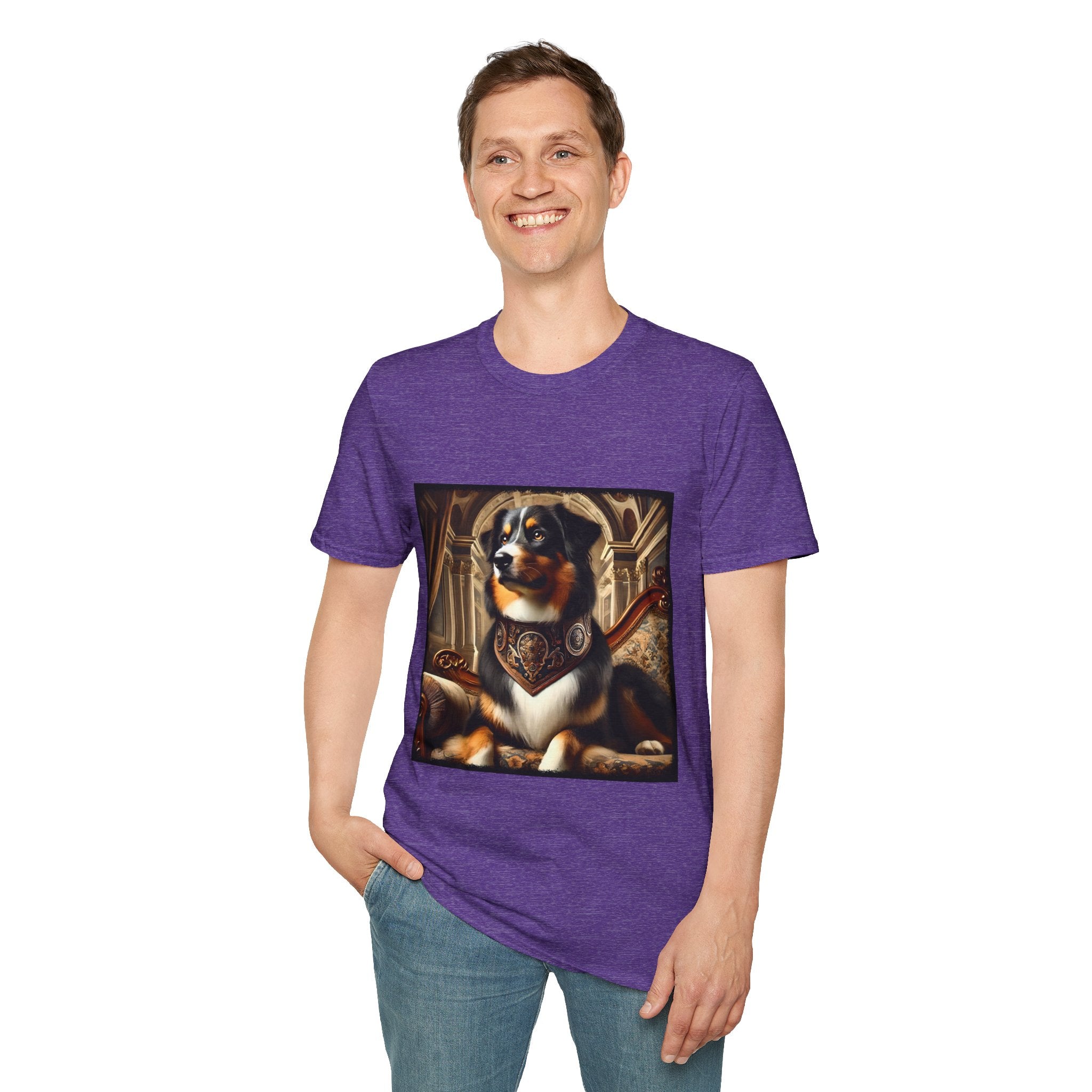Australian Shepherd Posh Prince | Unisex Dog T-Shirt