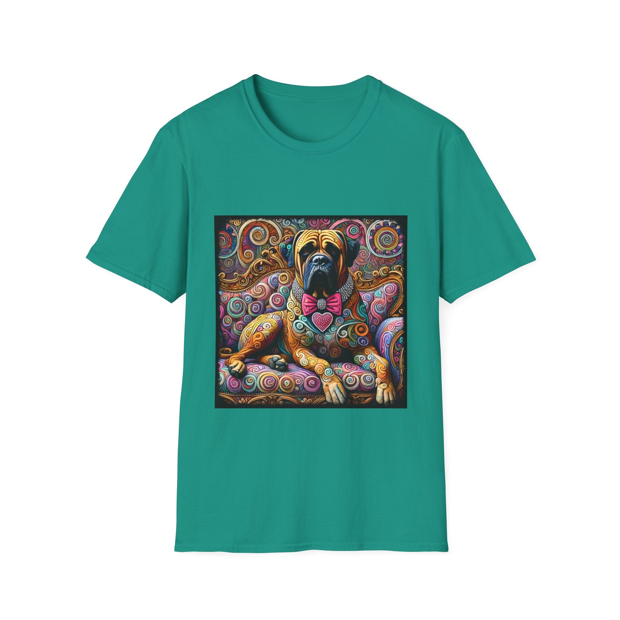 Bullmastiff Love Swirl | Unisex Dog T-Shirt
