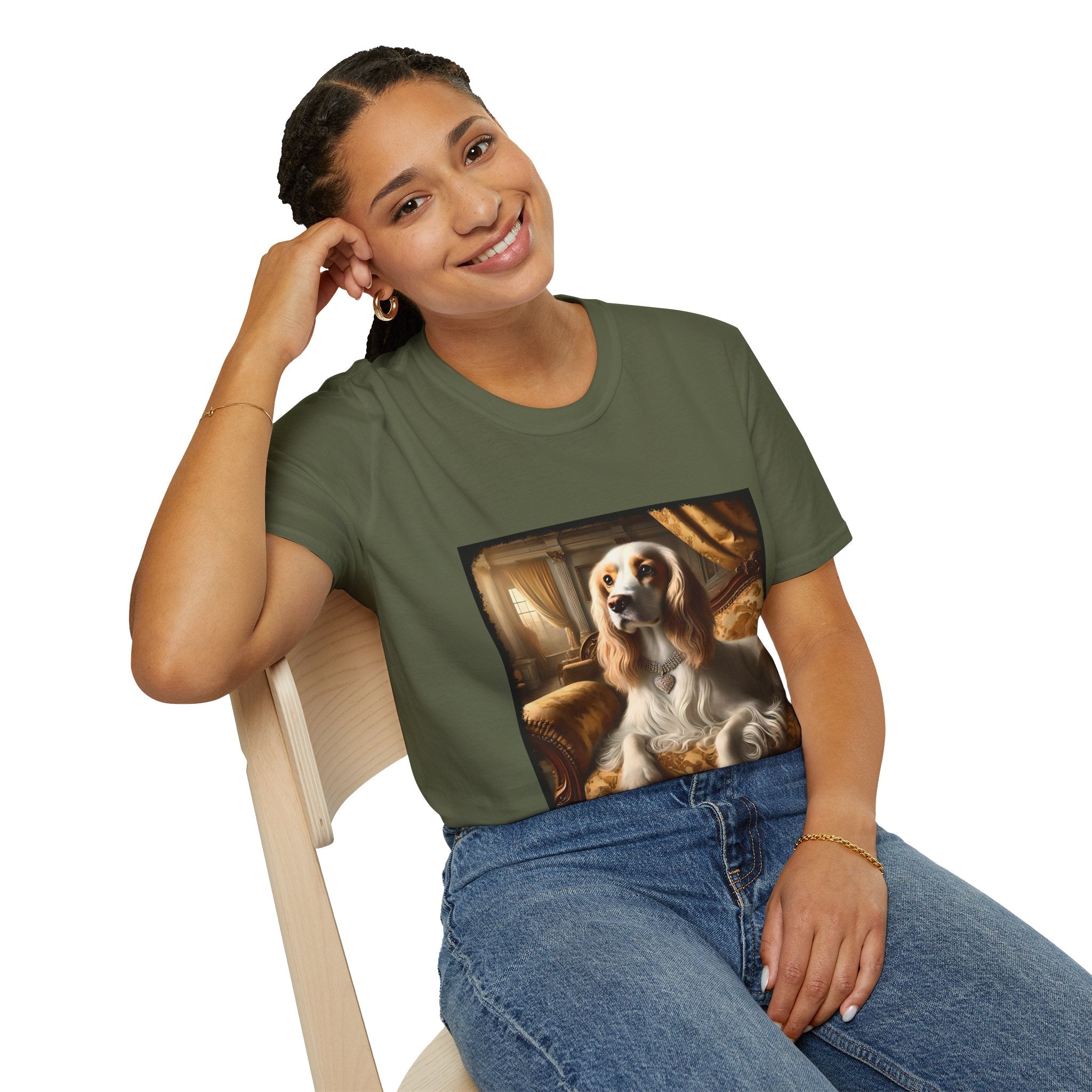 English Springer Spaniel Lemon Princess | Unisex Dog T-Shirt