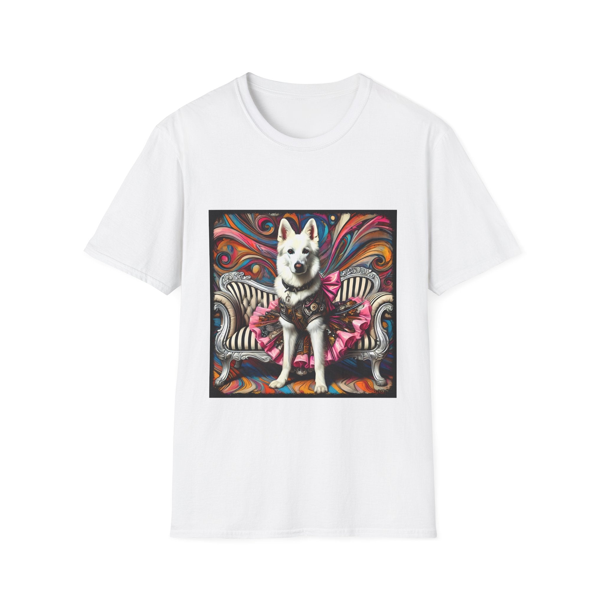 German Shepherd Pink Rocker | Unisex Dog T-Shirt