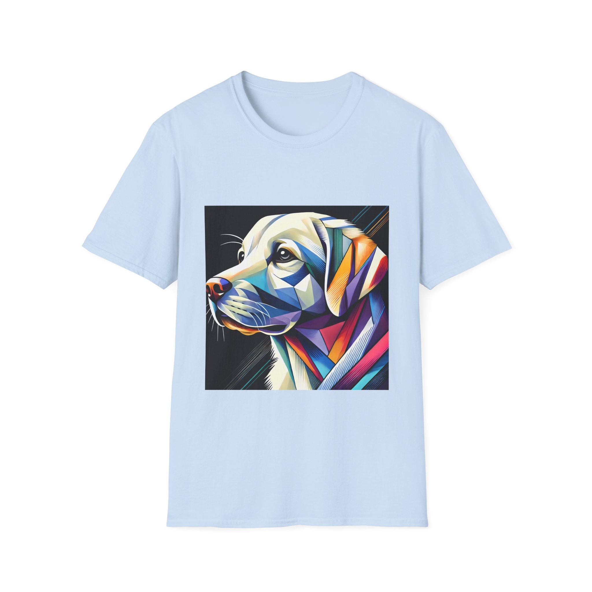 Labrador Retriever Multicolor Geometric | Unisex Dog T-Shirt