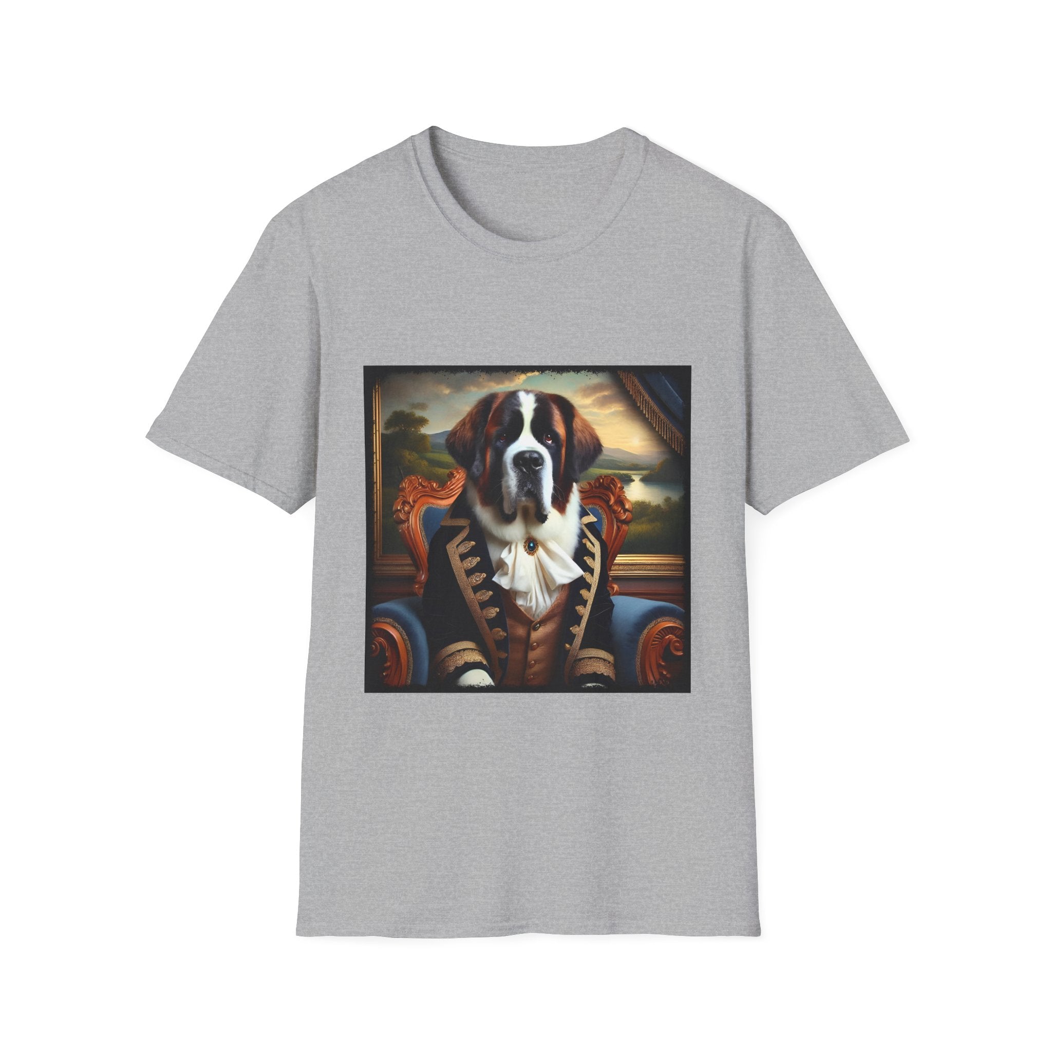 Saint Bernard Dashing Duke | Unisex Dog T-Shirt