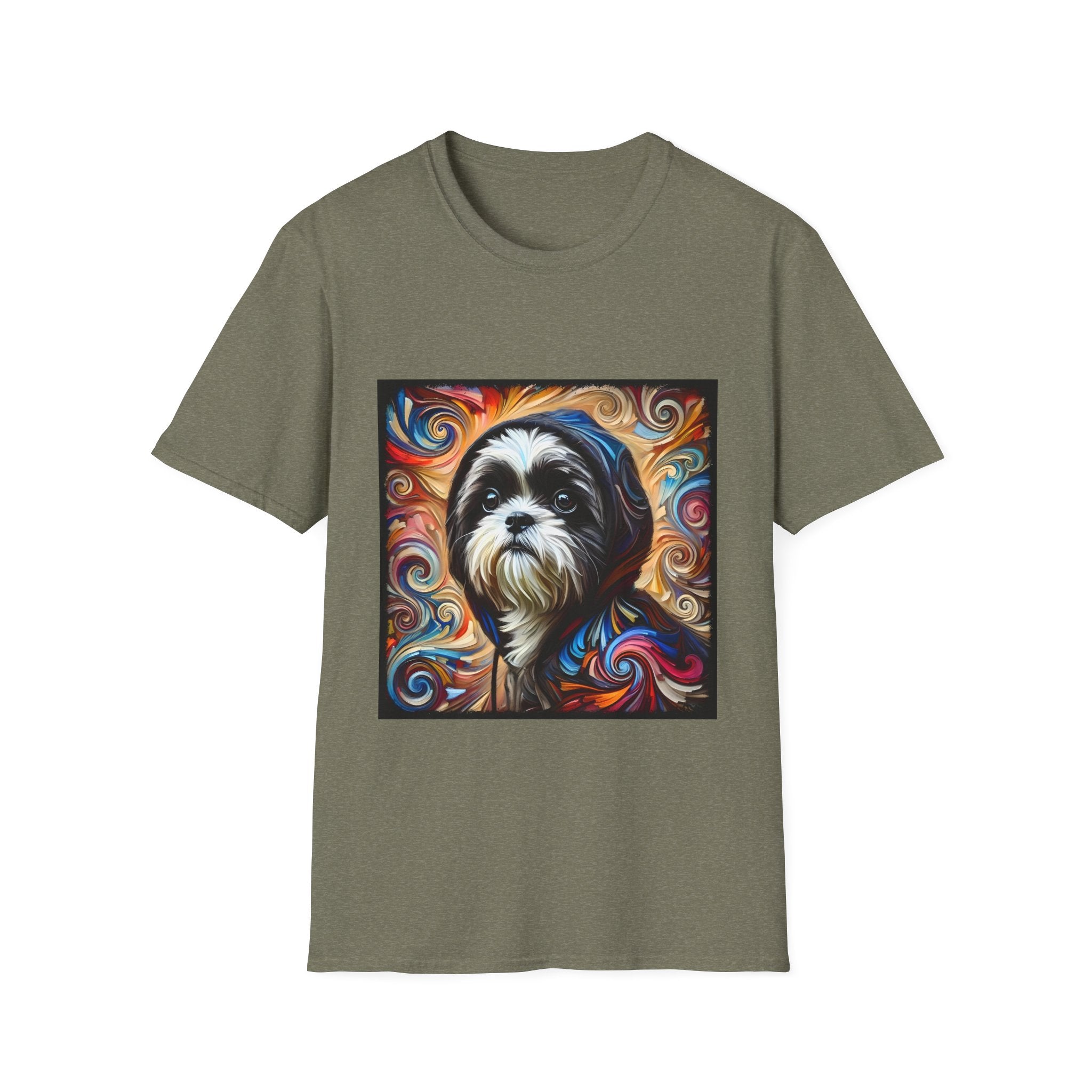 Shih Tzu Hoodie Swirl |  Unisex Dog T-Shirt