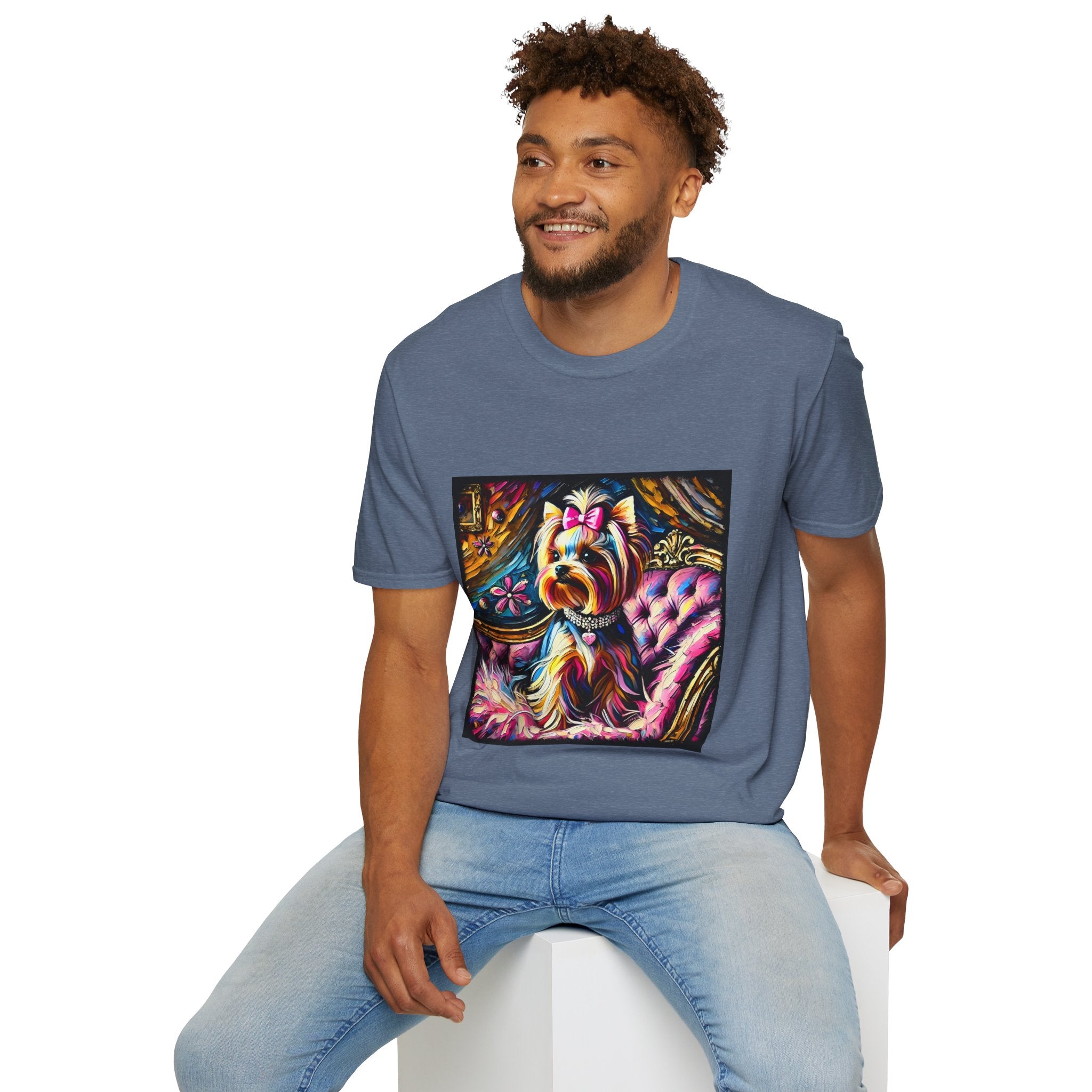 Yorkshire Terrier Pink Classic | Unisex Dog T-Shirt
