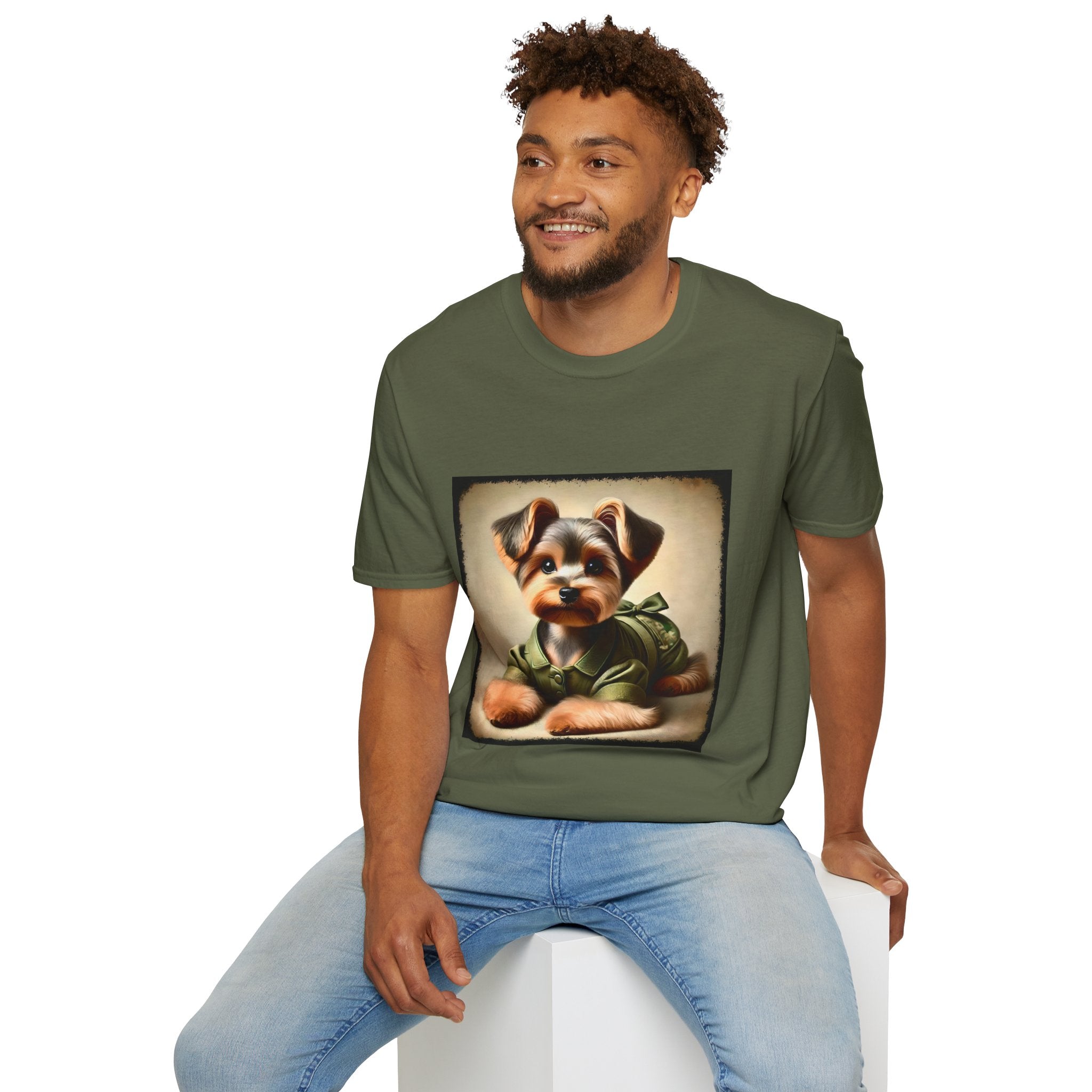 Yorkshire Terrier Camo Doll | Unisex Dog T-Shirt