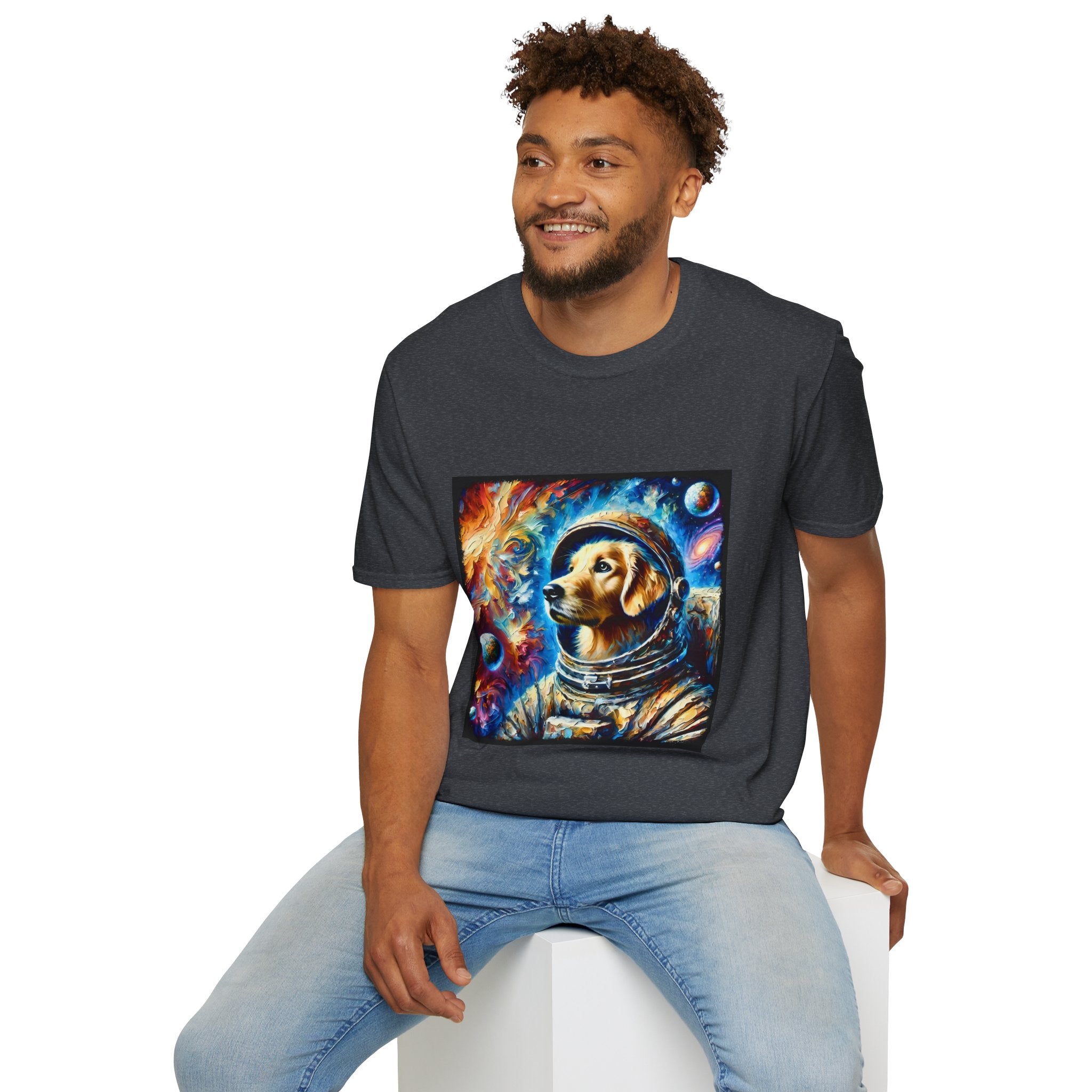 Golden Retriever Space Pup | Unisex Dog T-Shirt