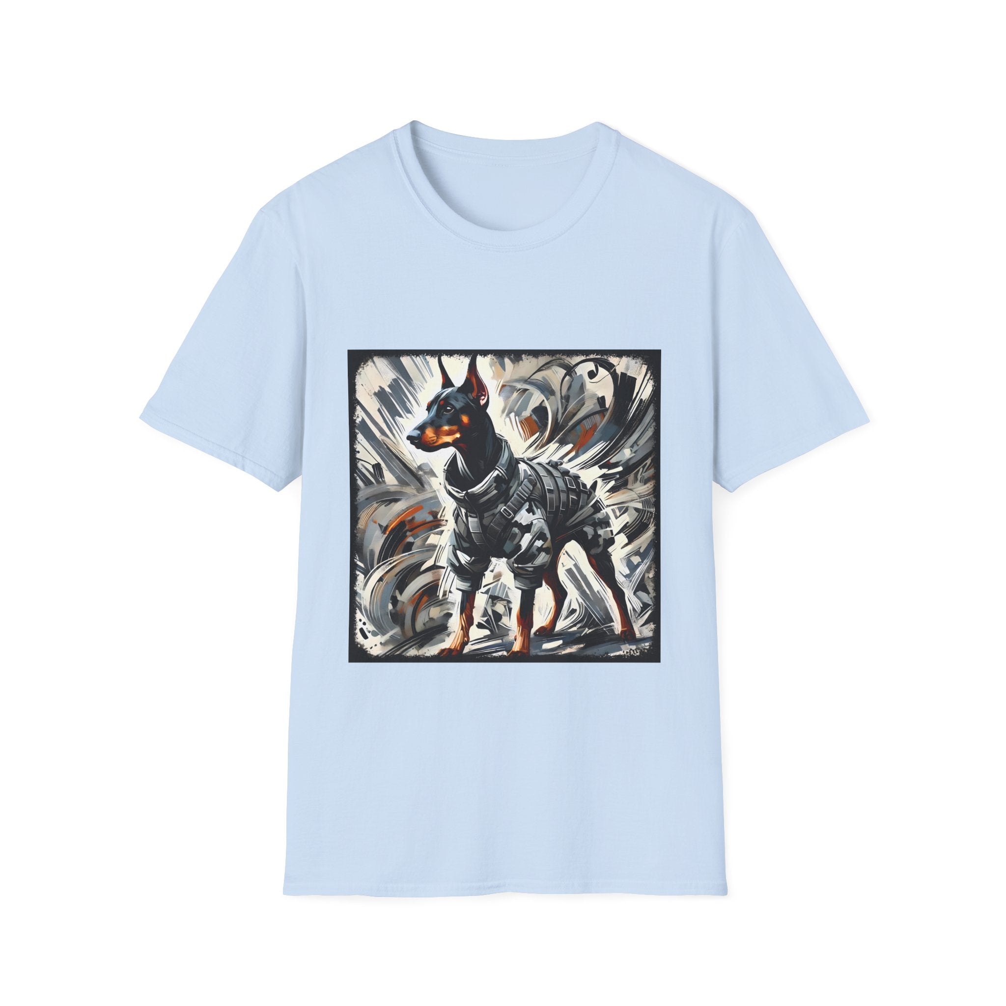Doberman Pinscher Bold Armor Classic | Unisex Dog T-Shirt