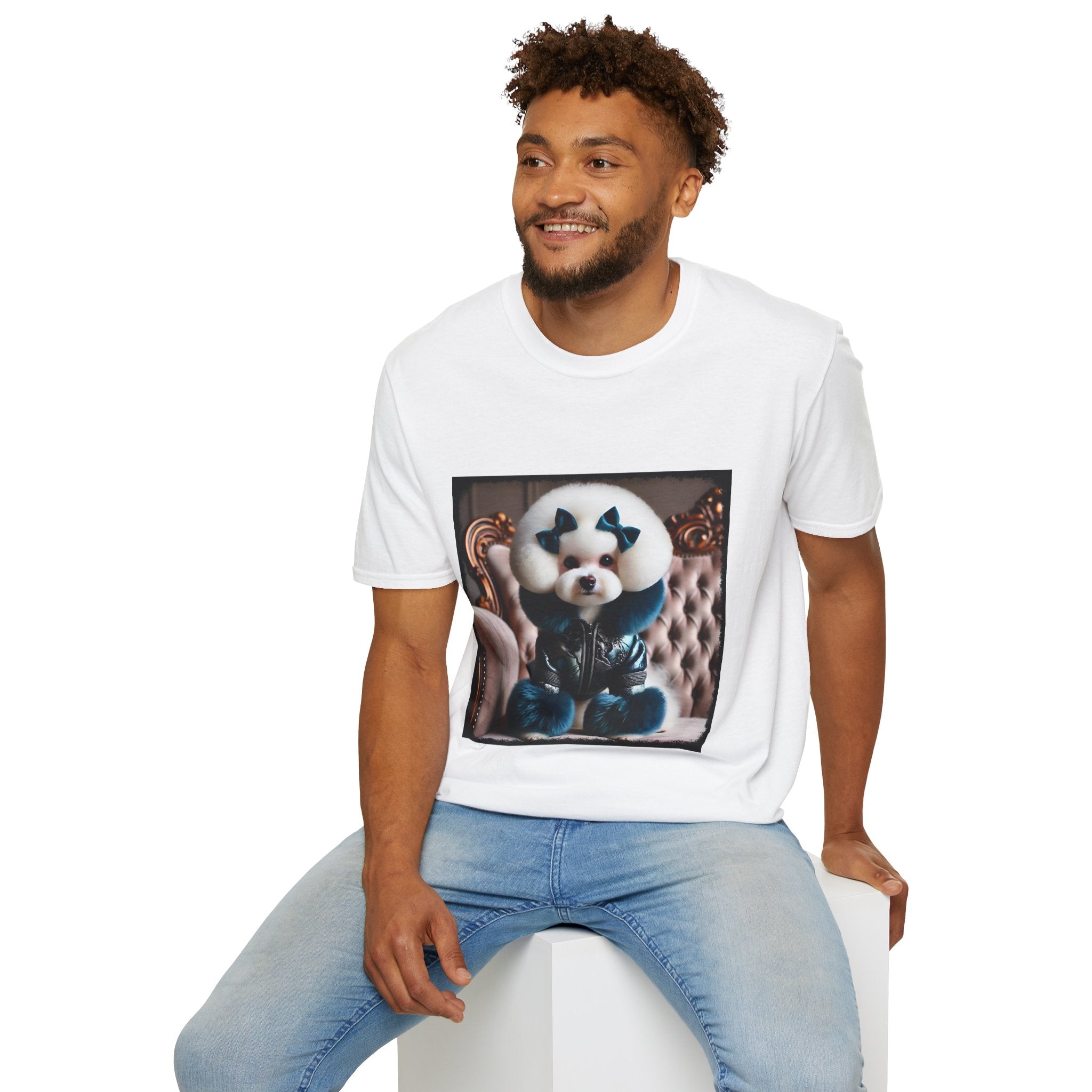 Bichon Frise Posh Pawfluencer | Unisex Dog T-Shirt