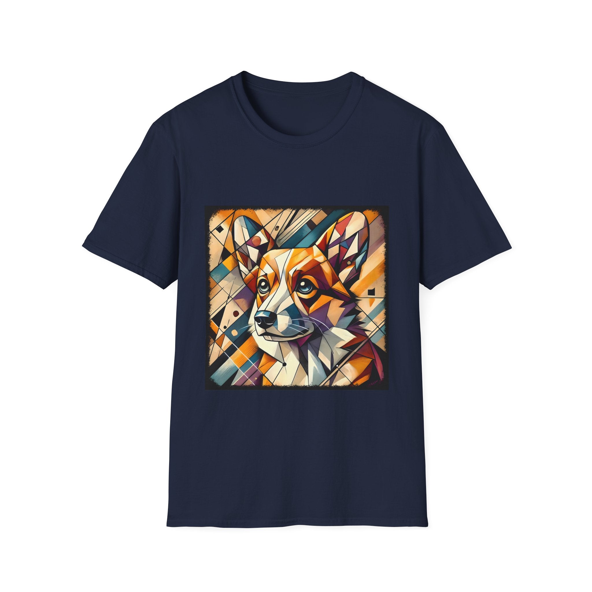 Pembroke Welsh Corgi Bold Geometric | Unisex Dog T-Shirt