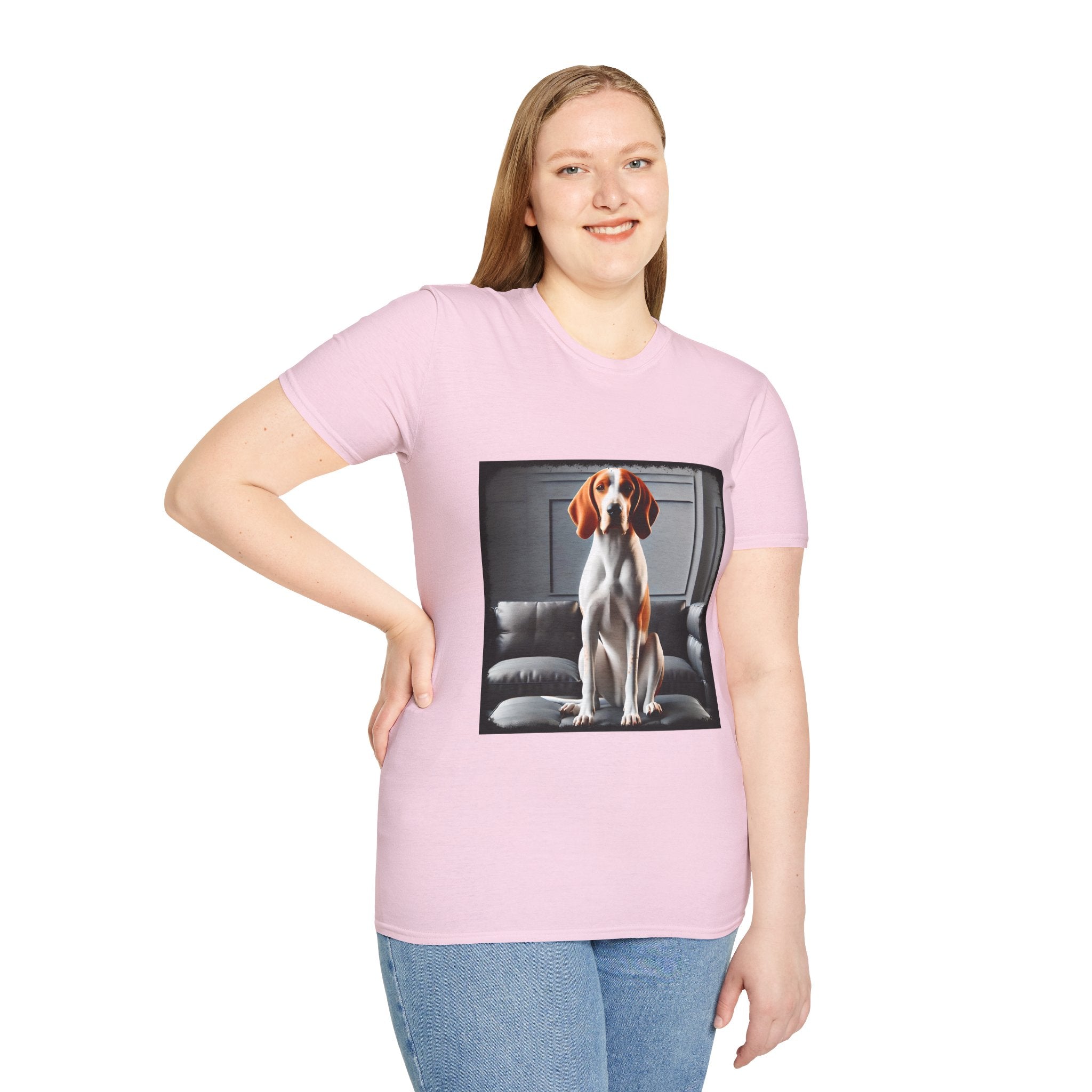 Coonhound Modern Muse  | Unisex Dog T-Shirt