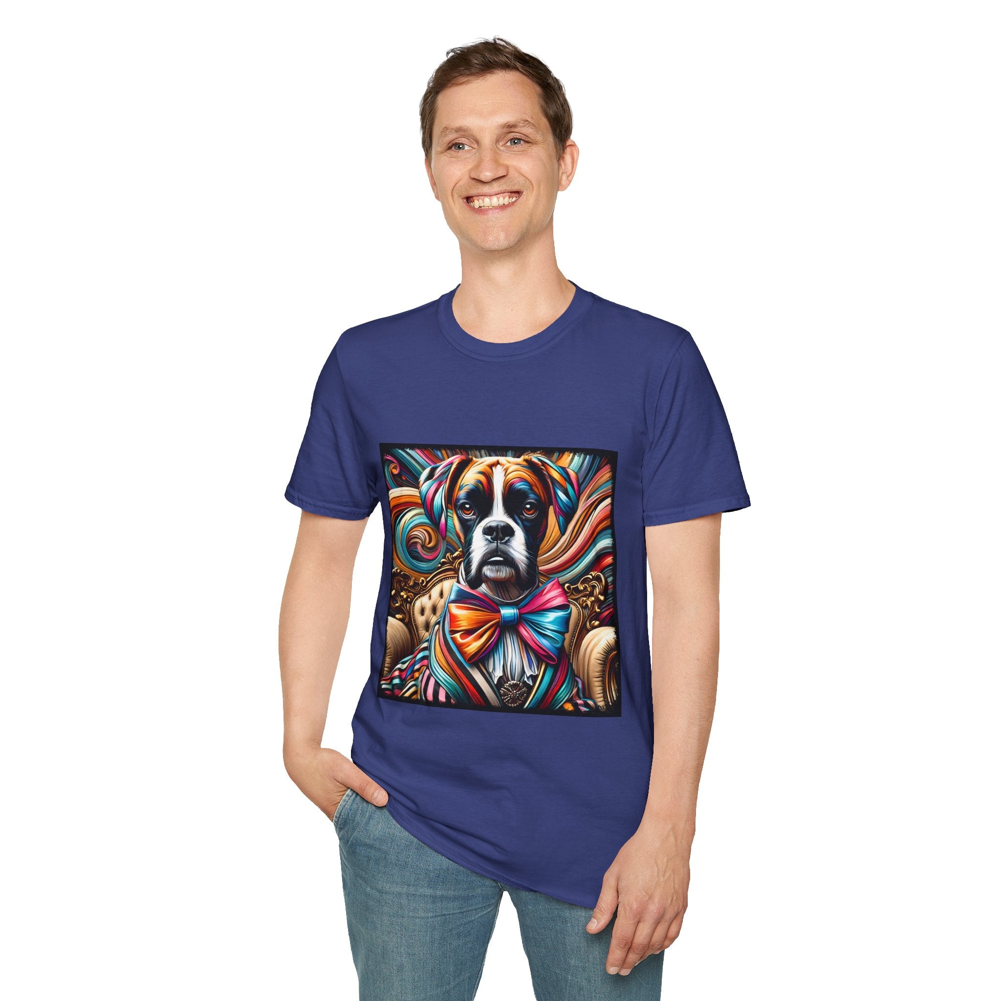 Boxer Bold Rocker | Unisex Dog T-Shirt