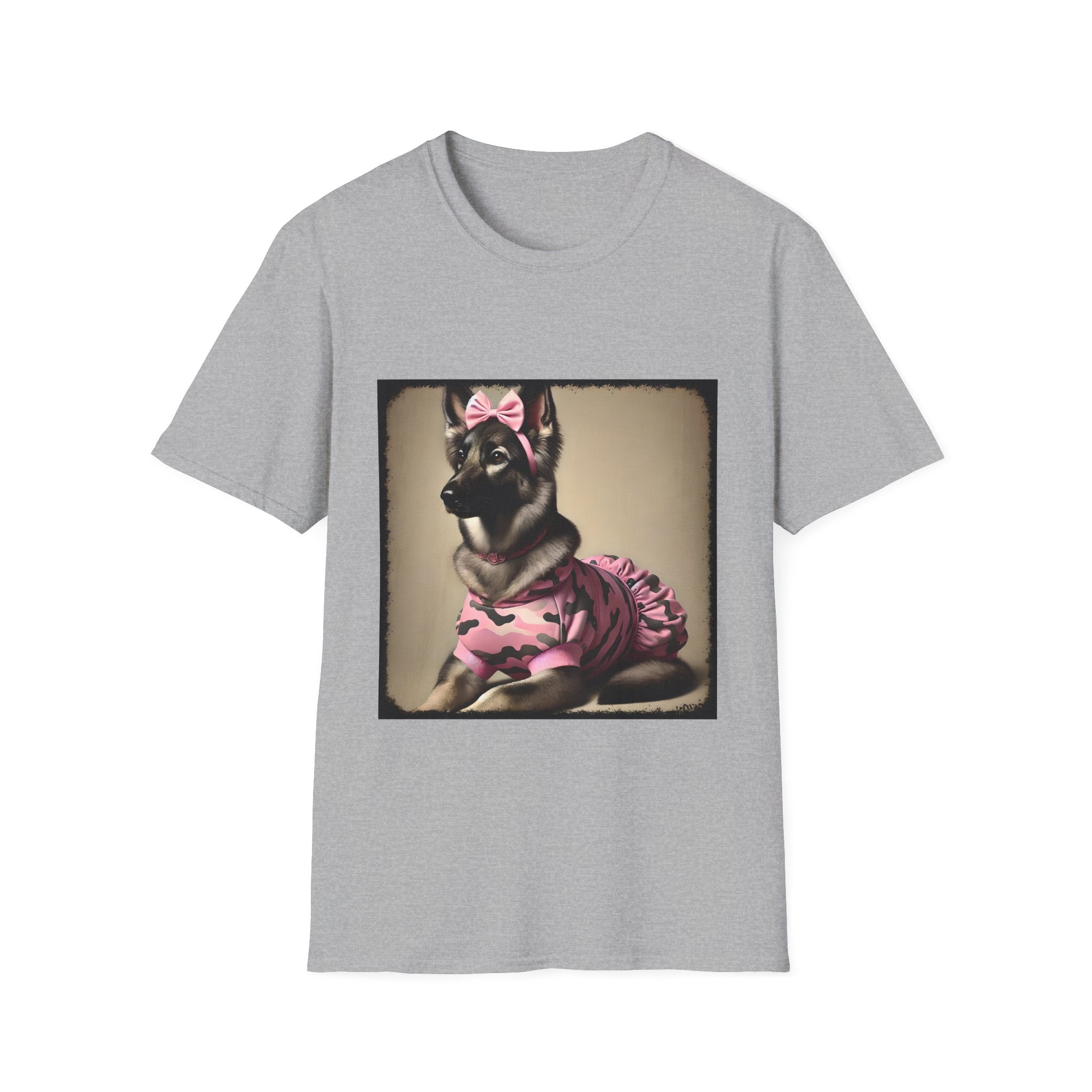 German Shepherd Camo Cutie II | Unisex Dog T-Shirt