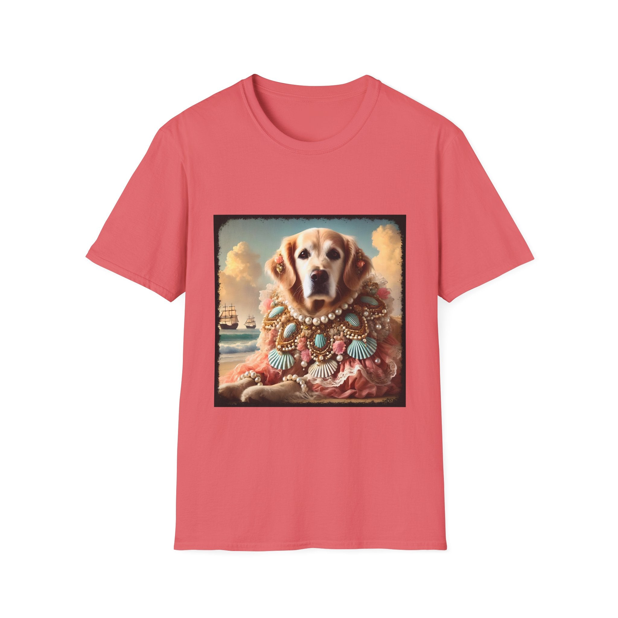 Golden Retriever Beach Beauty | Unisex Dog T-Shirt