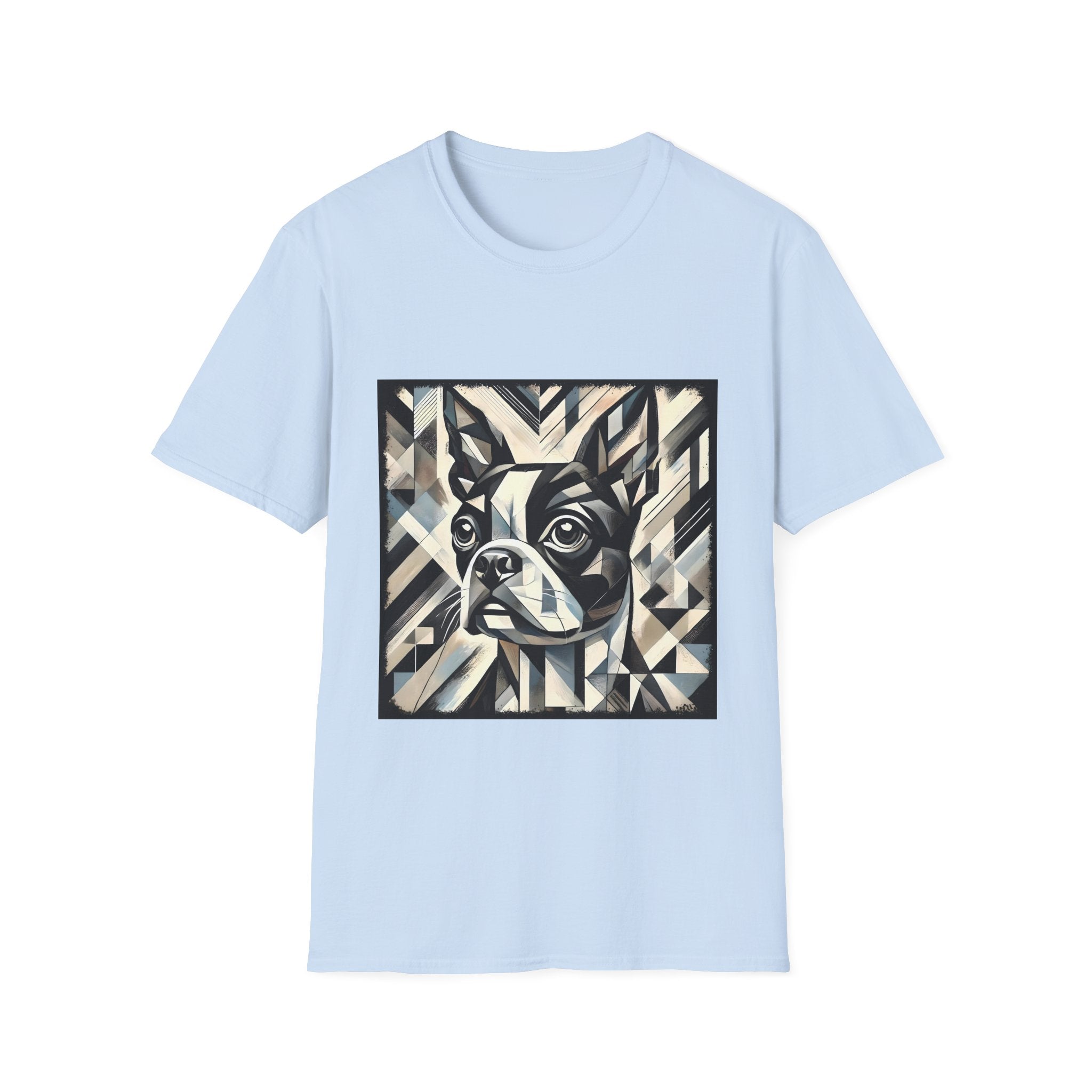 Boston Terrier Geometric | Unisex Dog T-Shirt