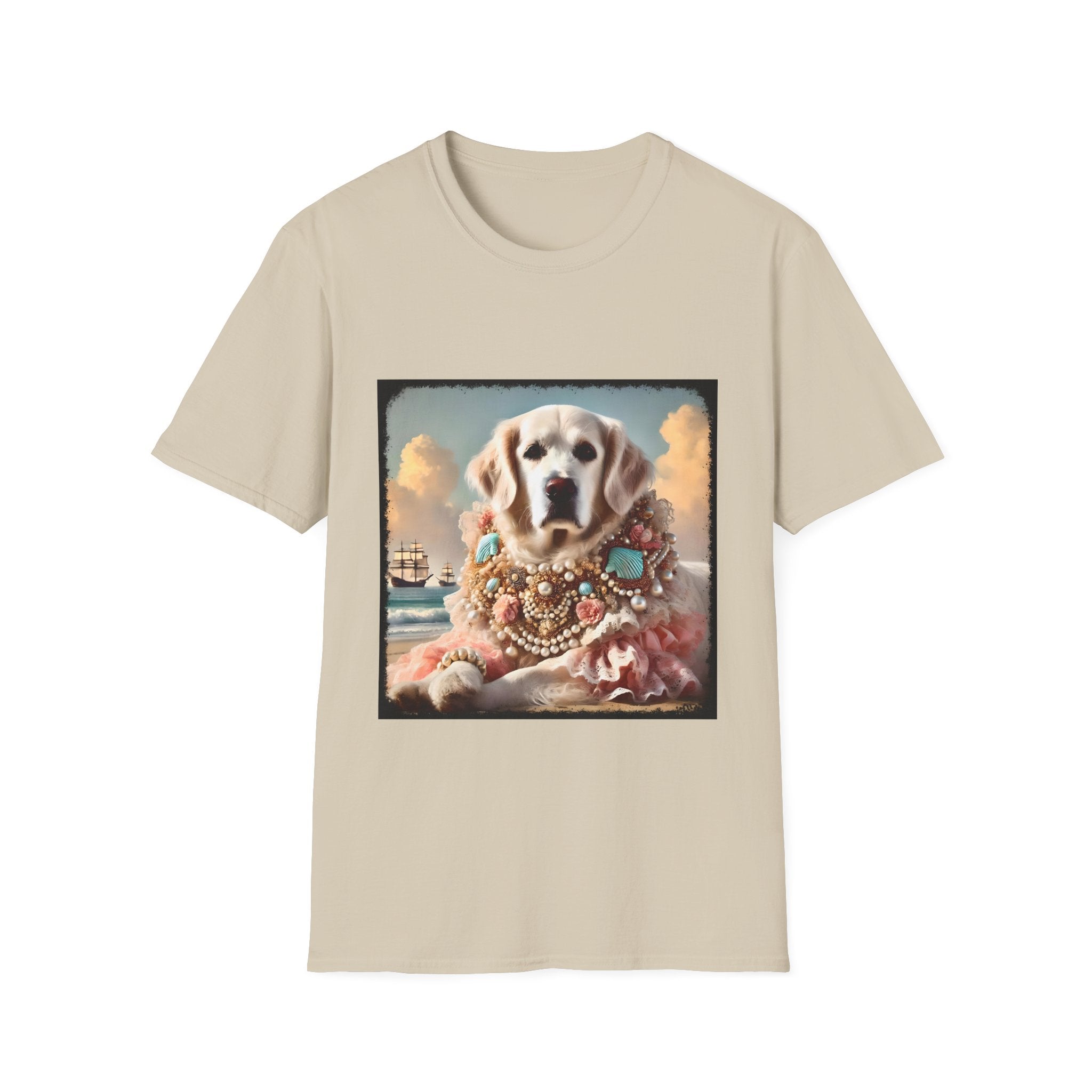 Golden Retriever Beach Beauty | Unisex Dog T-Shirt