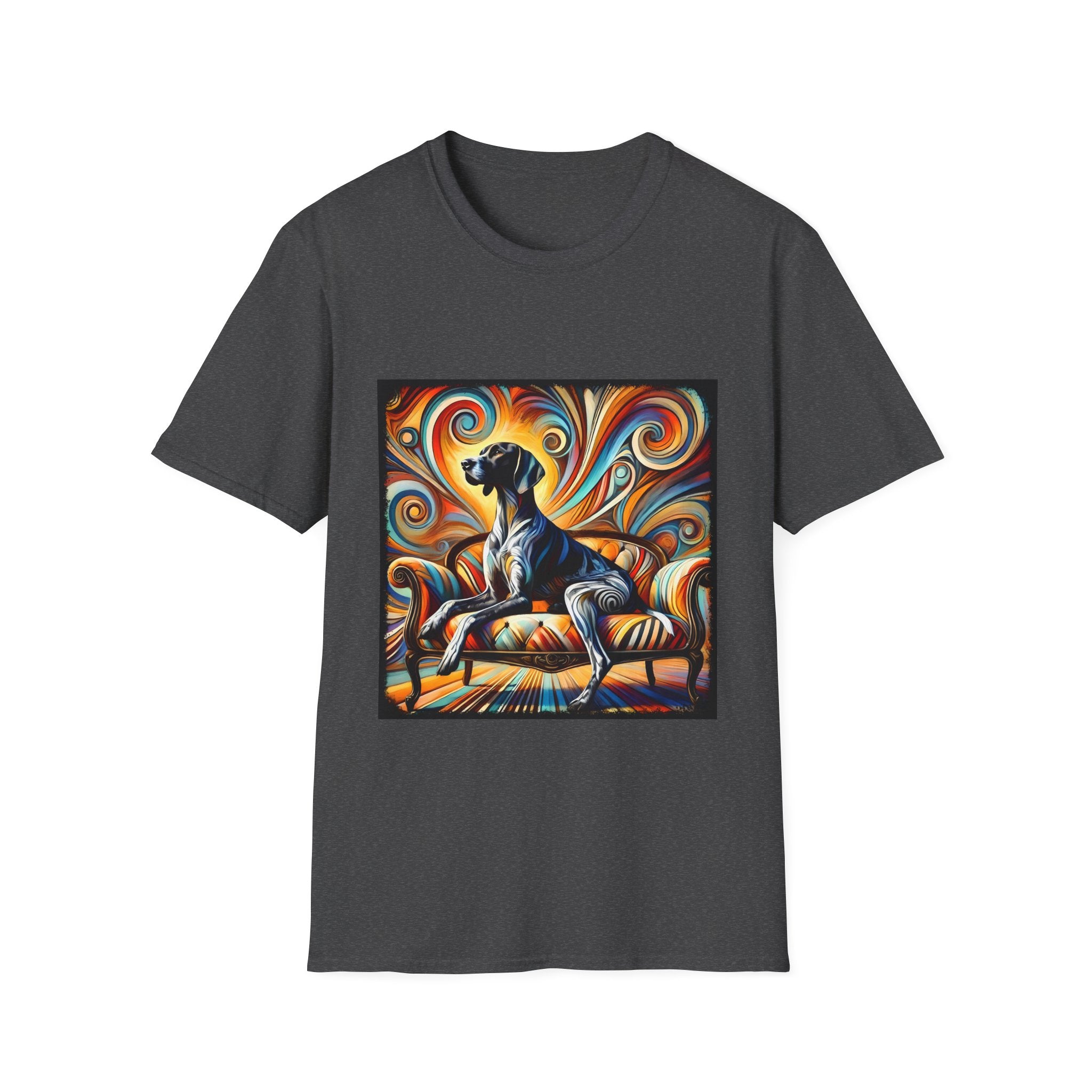 German Shorthaired Pointer Sun Swirl | Unisex Dog T-Shirt