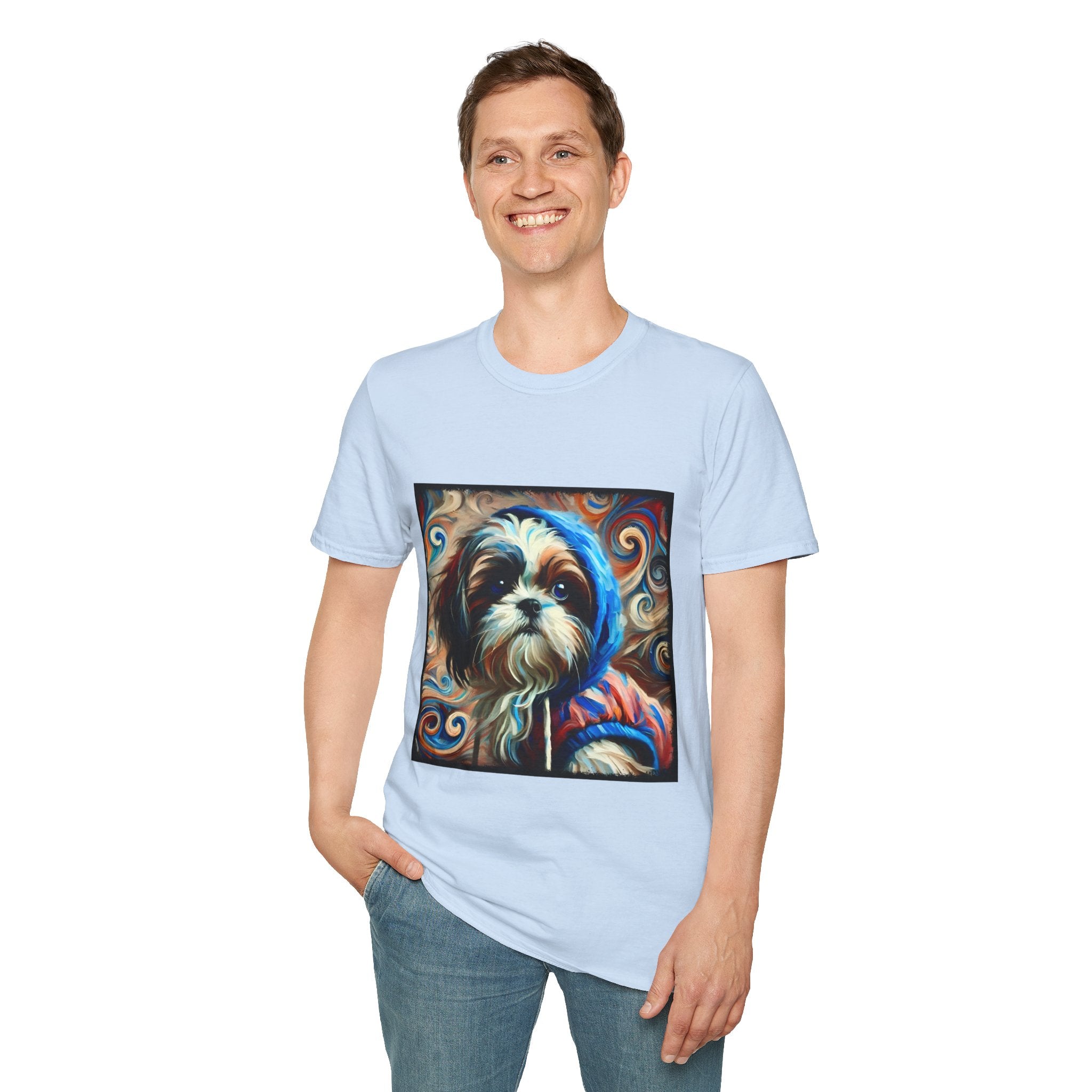 Shih Tzu Lowkey Swirl | Unisex Dog T-Shirt
