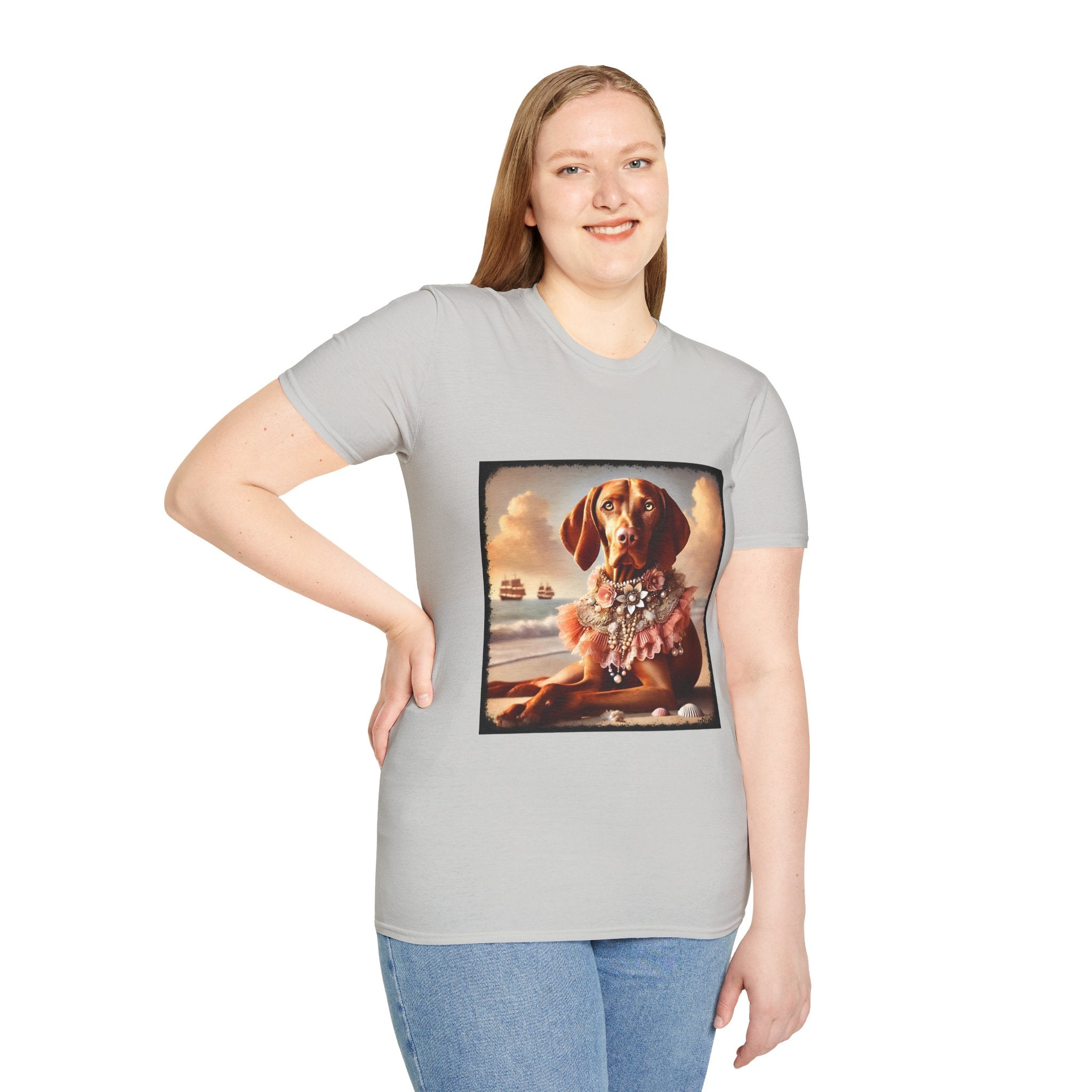 Vizsla Beach Beauty | Unisex Dog T-Shirt