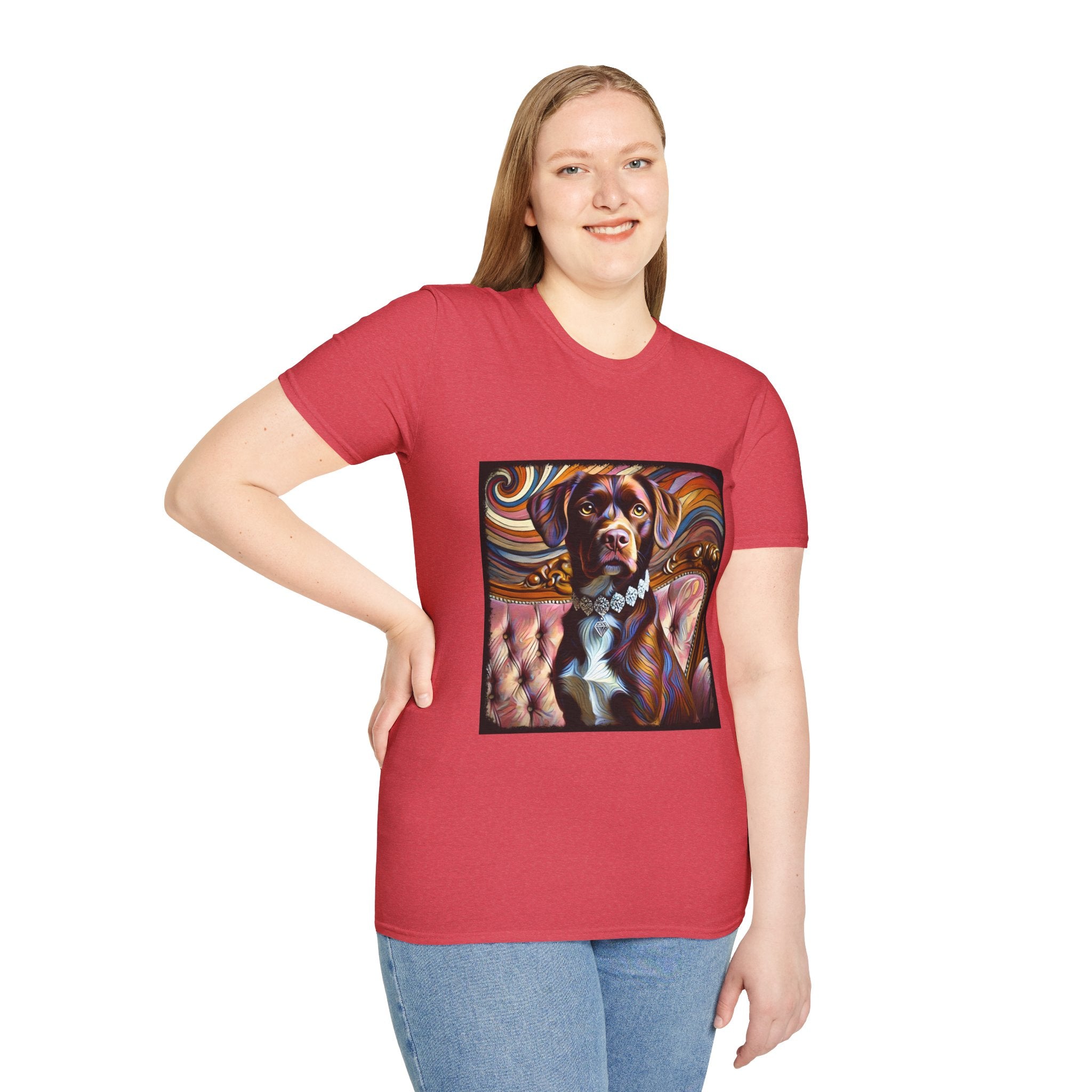 Labrador Retriever Vivid Swirl | Unisex Dog T-Shirt