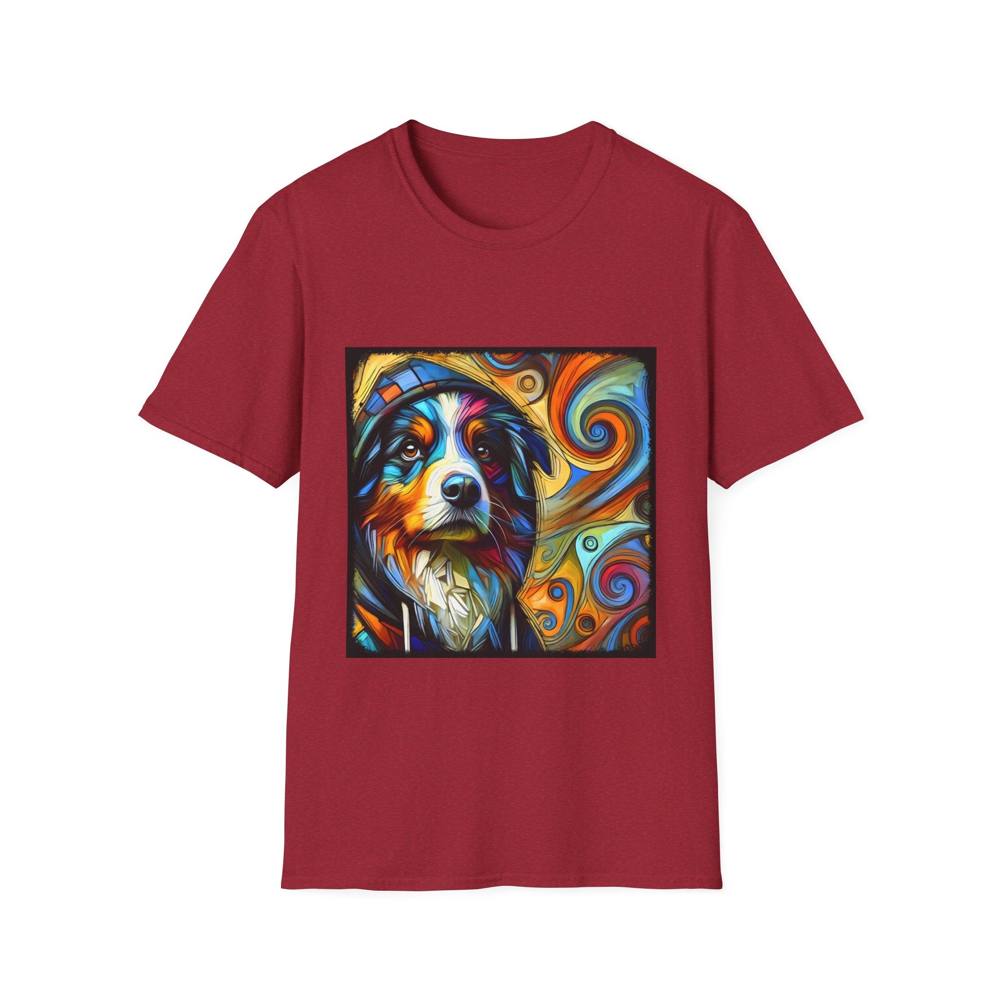 Australian Shepherd Relaxed Swirl | Unisex Dog T-Shirt