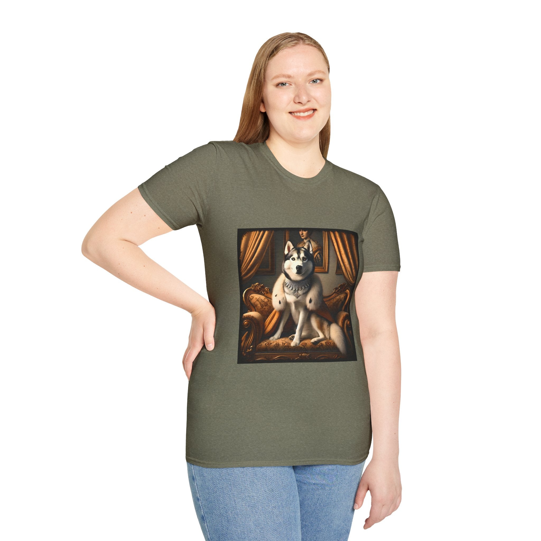Siberian Husky Diamond Princess | Unisex Dog T-Shirt