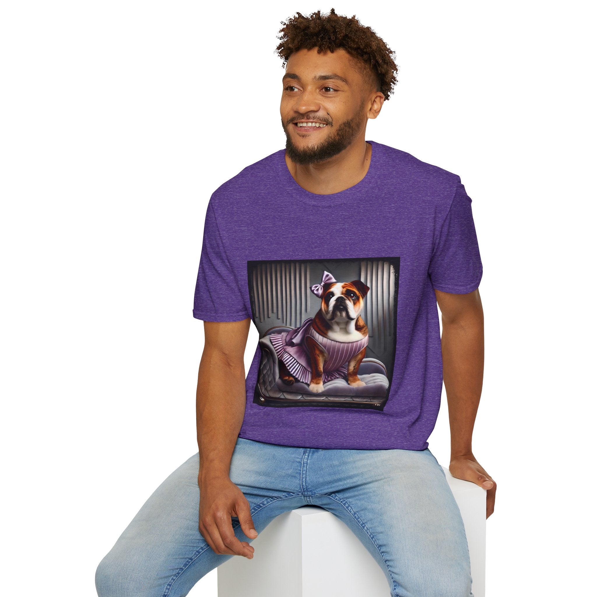 Bulldog Lilac Lovey | Unisex Dog T-Shirt